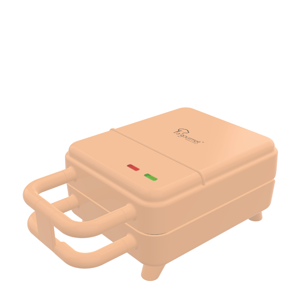 La Gourmet Peach Fuzz 0.8L Ceramic Rice Cooker + Sandwich / Waffle Maker