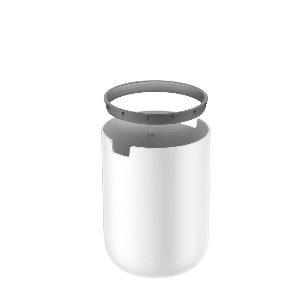 Eko 2.2L Table Top Trash Bin White (EK9206P-2.2L-WH)