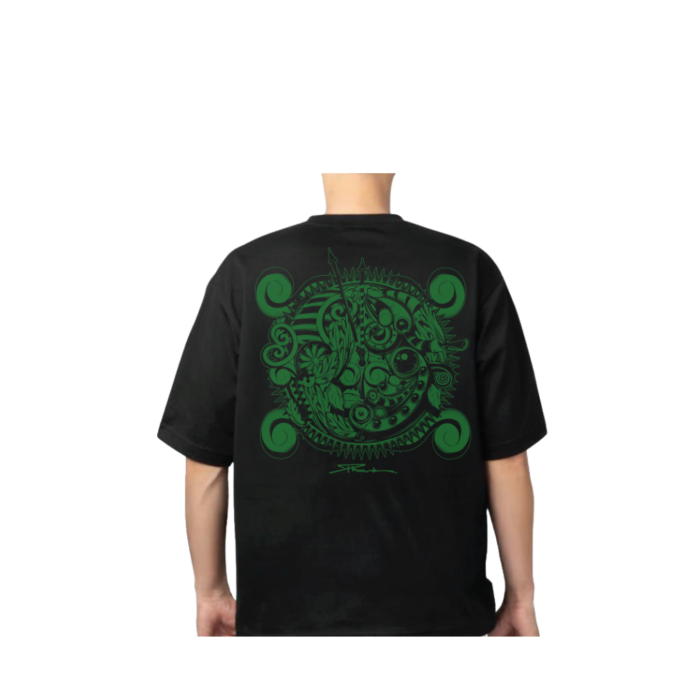 Studio Tomboy x Phunk Collab T-Shirt – Print A-Green