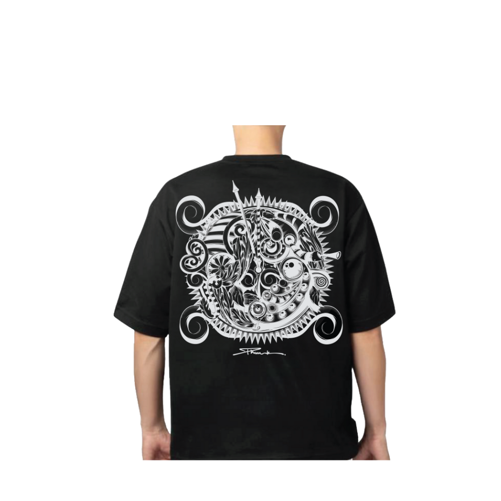 Studio Tomboy x Phunk Collab T-Shirt – Small Print A-Monochrome