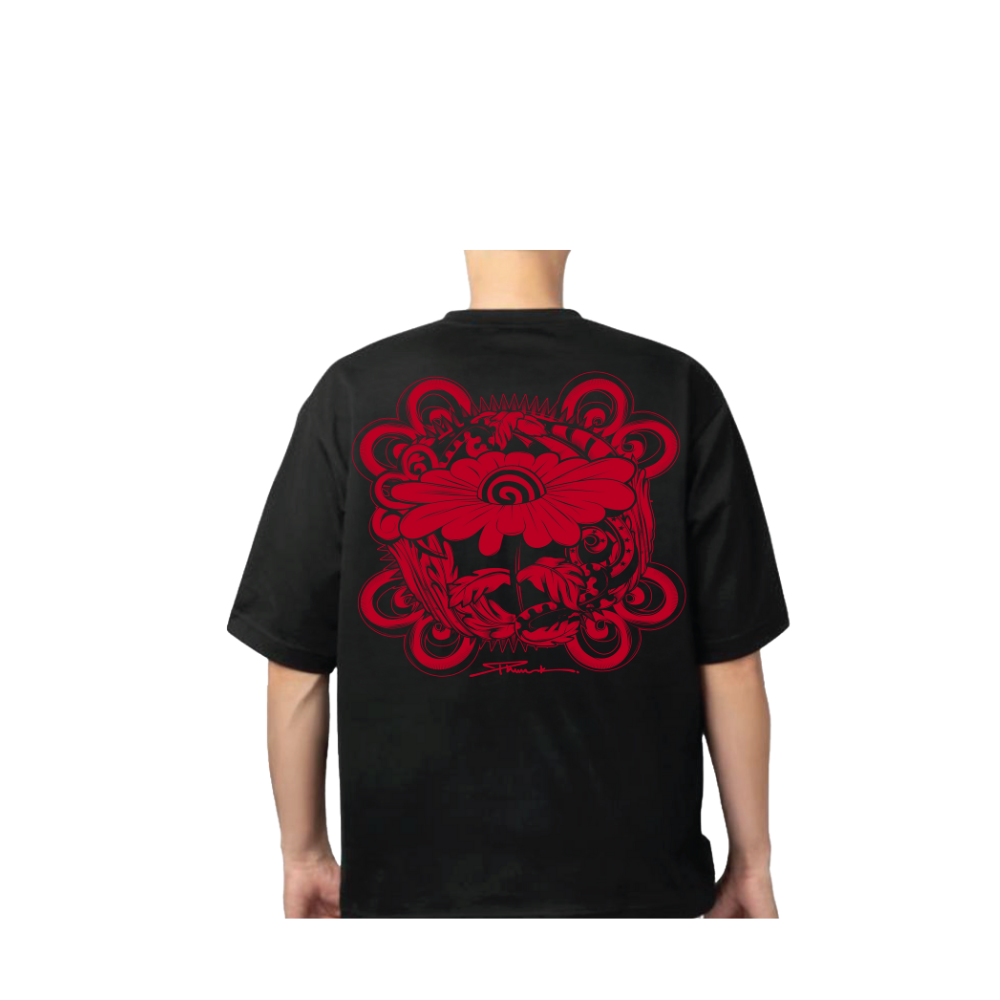 Studio Tomboy x Phunk Collab T-Shirt – Print B-Red