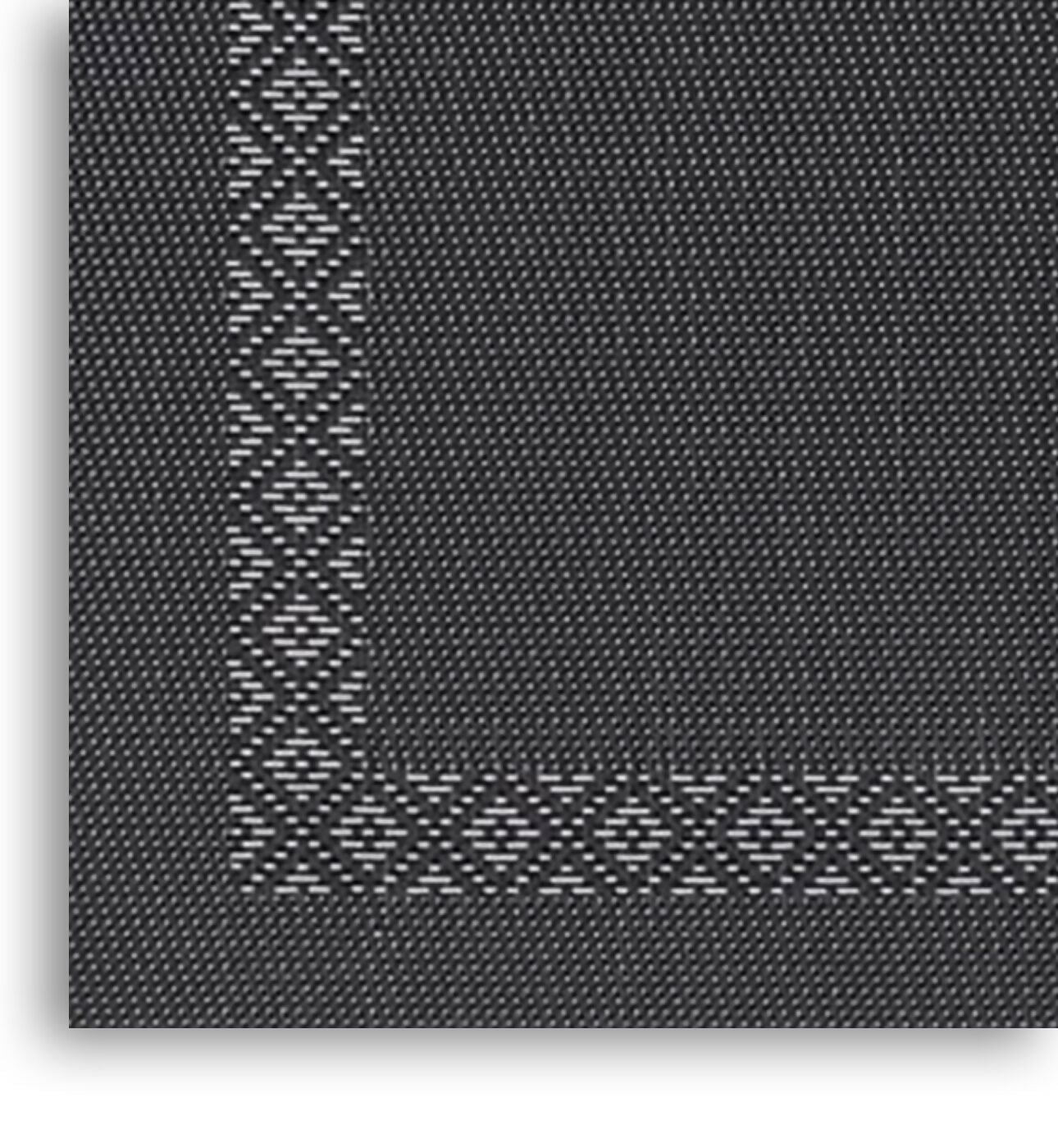 Rapee Aztec Woven Texilene Placemat – 30 x 45 cm – Black