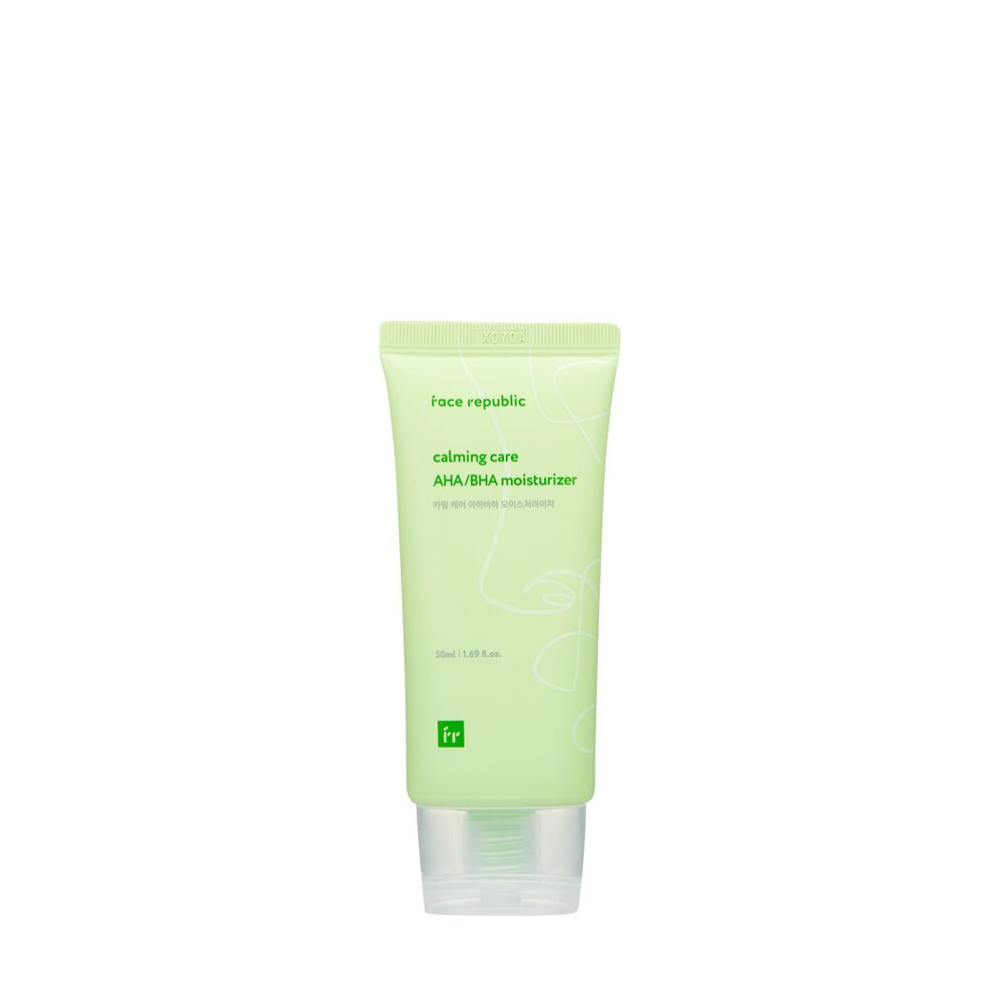 Face Republic Calming AHA/BHA Moisturizer, Non-comedogenic 50ml