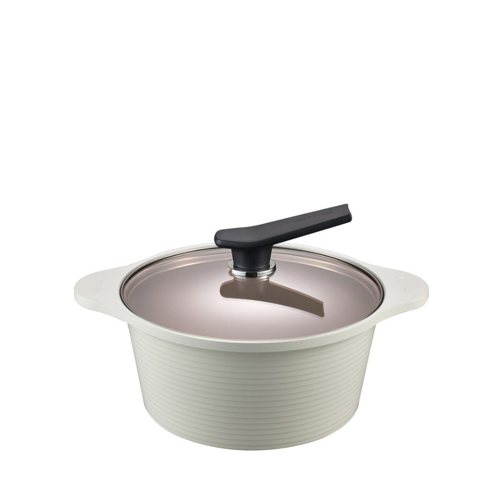 Happycall Onde IH 24cm High Stock Pot + S/Steel Steamer Set (4003-1233 & 3800-1002)