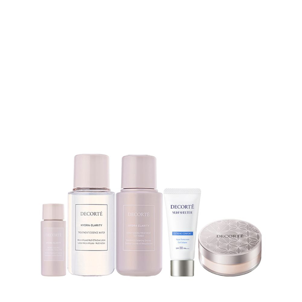 Receive 5-pc Hydra Clarity Deluxe Gift Set (worth $65) with $200 nett spend on Decorte (Gift with Purchase)