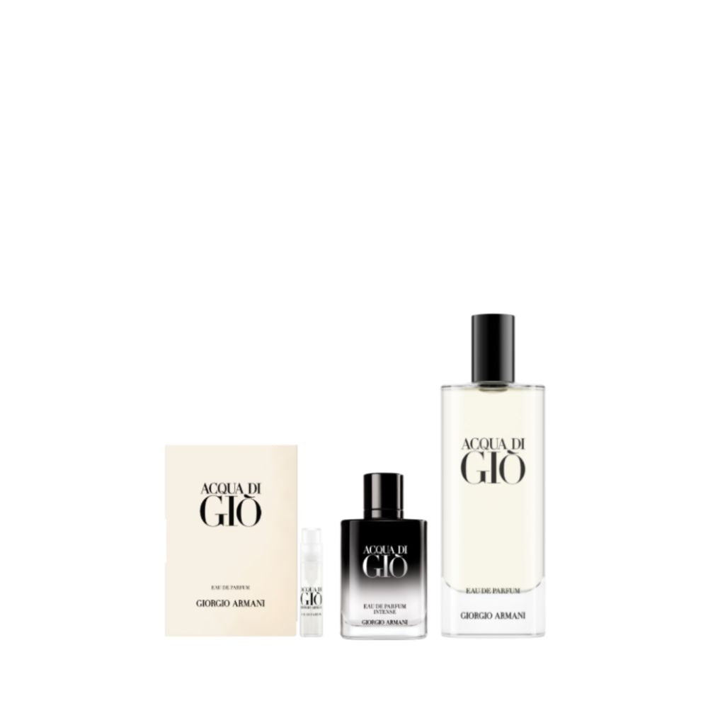 Receive 3-pc gift with $220 nett spend on Giorgio Armani Fragrance for HIM (Gift with Purchase)