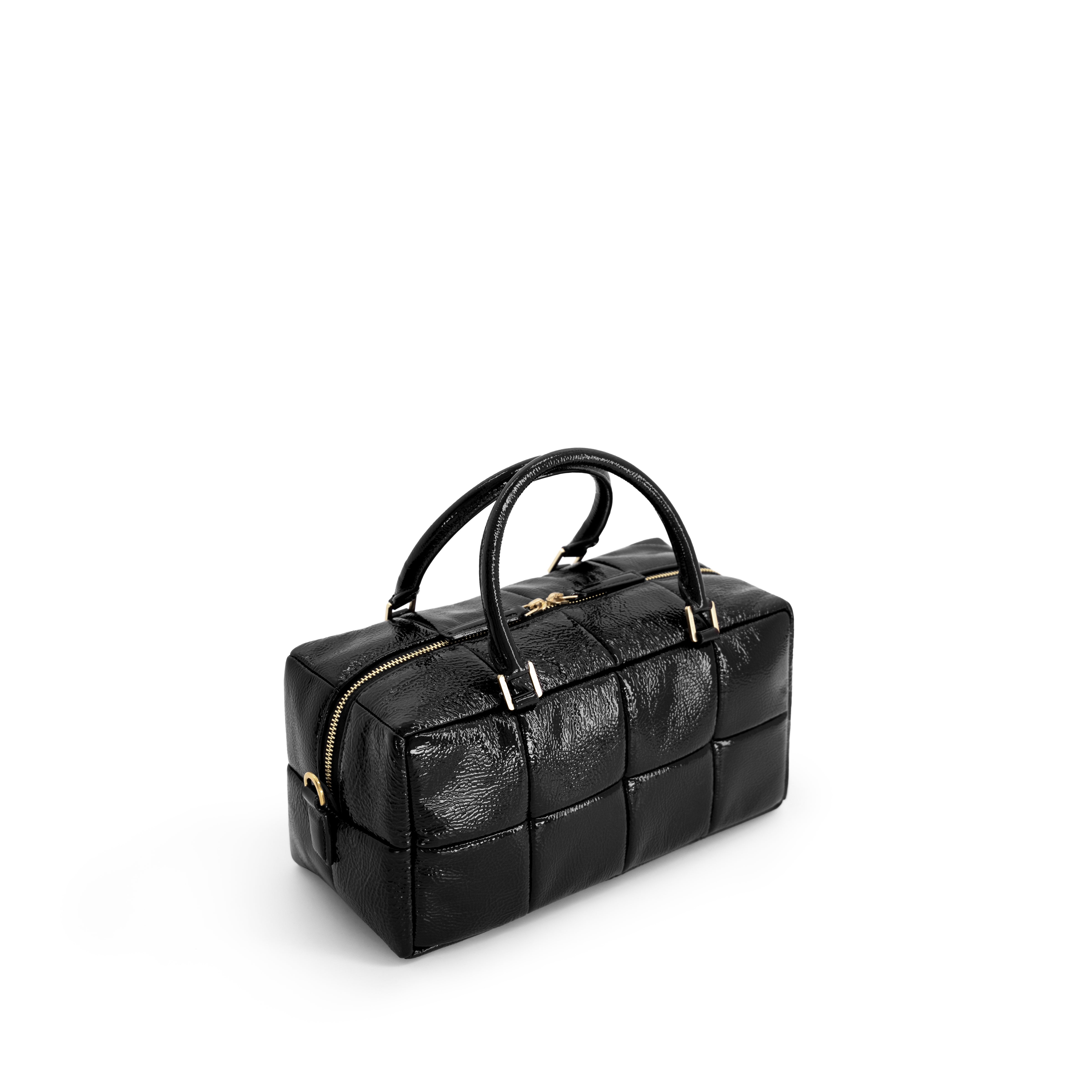 Mlouye Grid Bag Leather