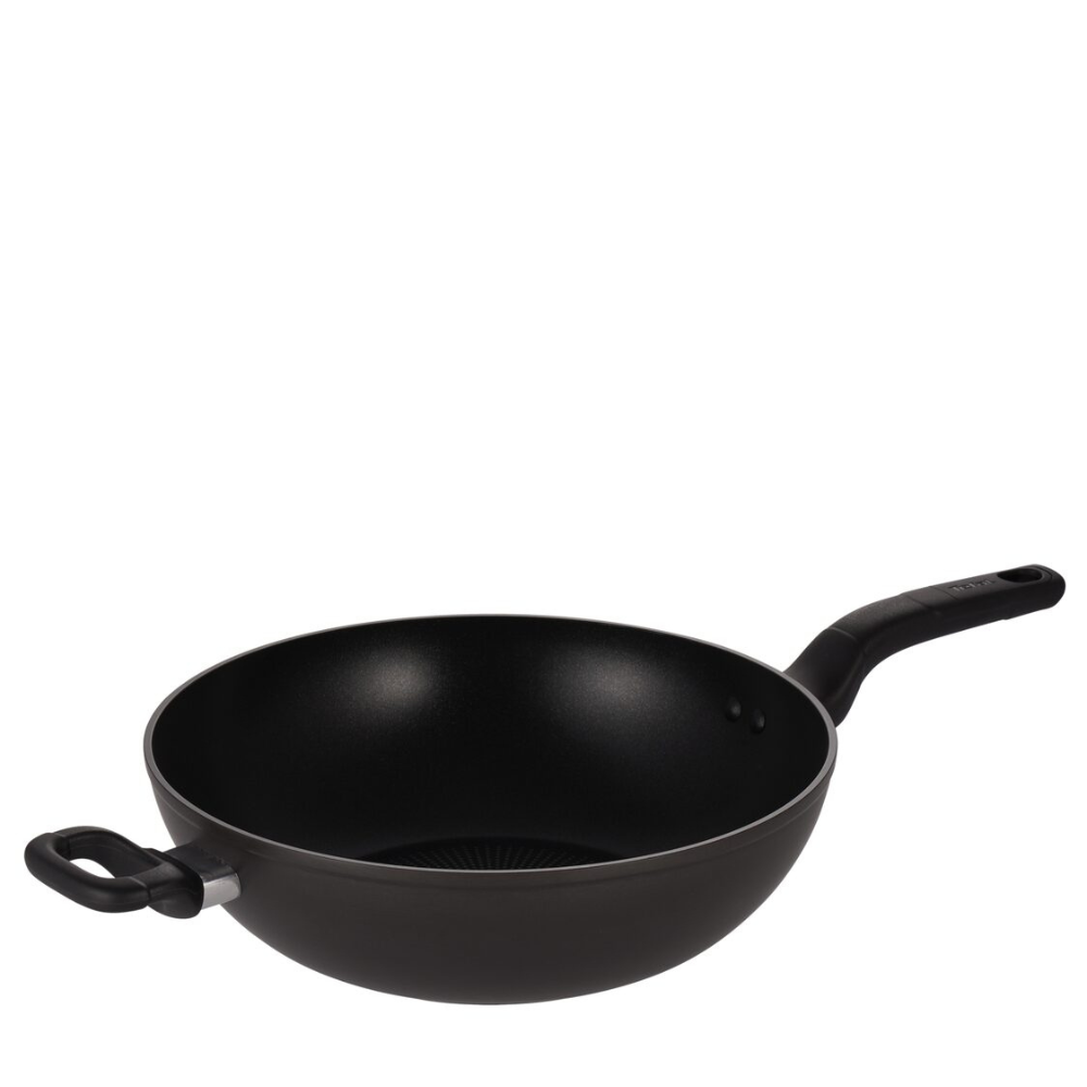 Tefal Intense Cook Hard Anodized Induction 32Cm Wok Pan With Lid (H91494)