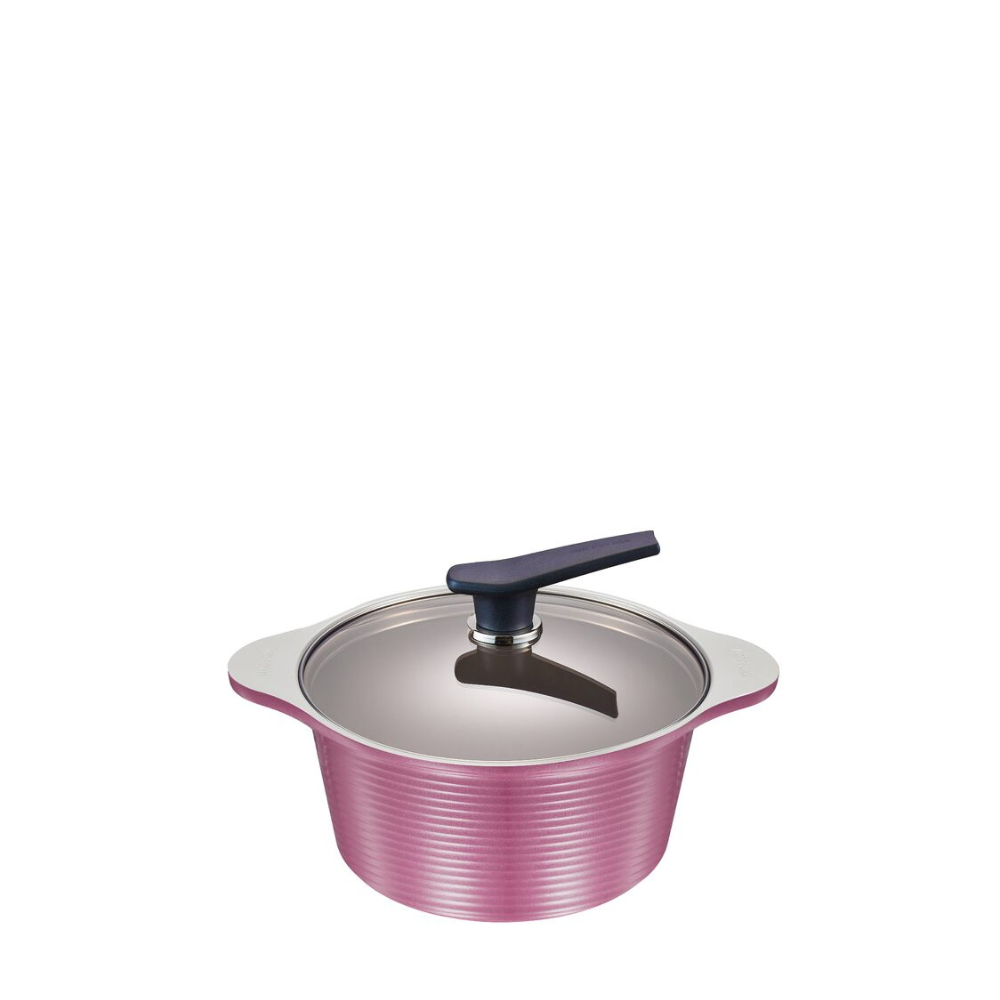 Happycall Onde IH 20cm/2.5L Stock Pot - Purple (4003-1193)