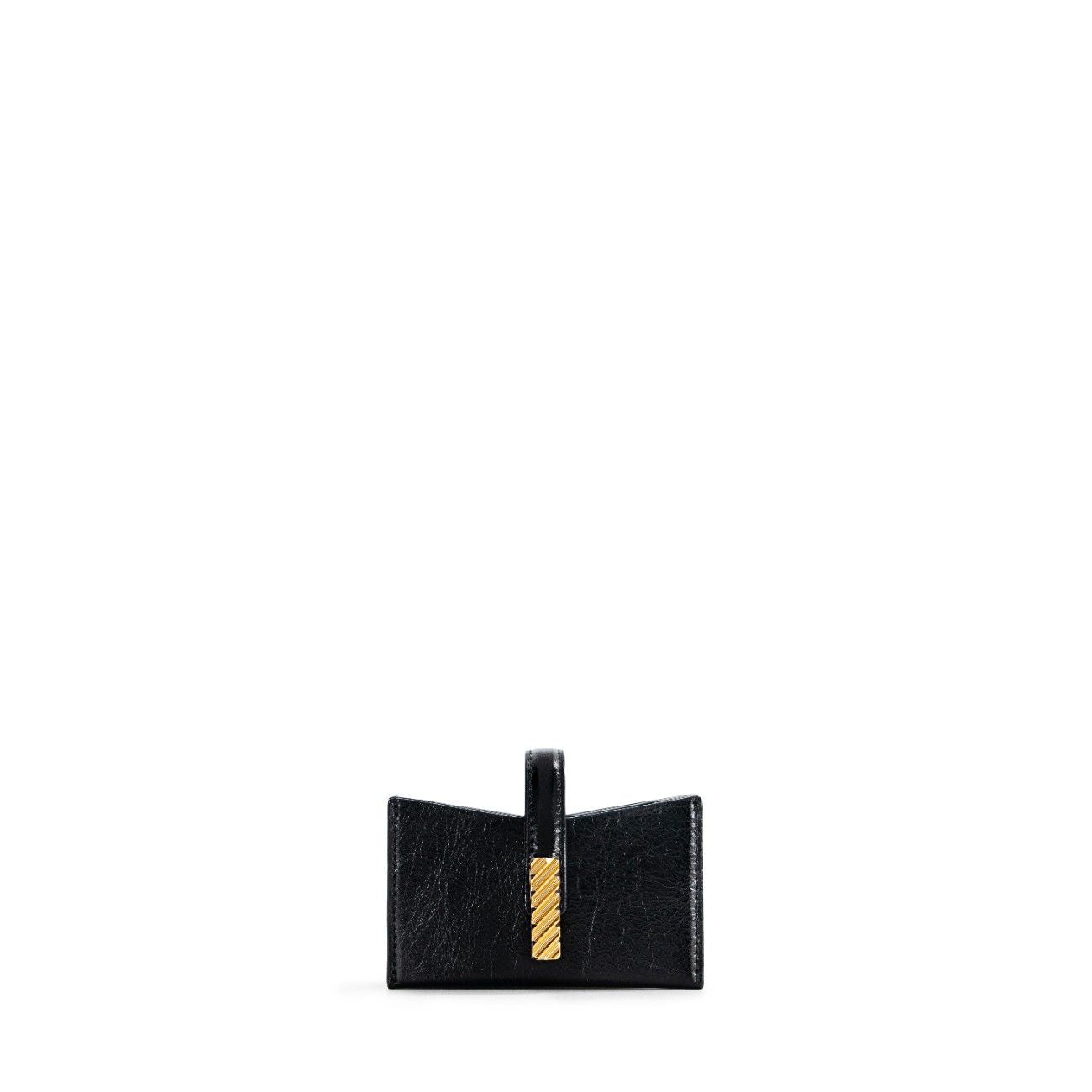 Mlouye Isla Cardholder Leather Crinkled Black