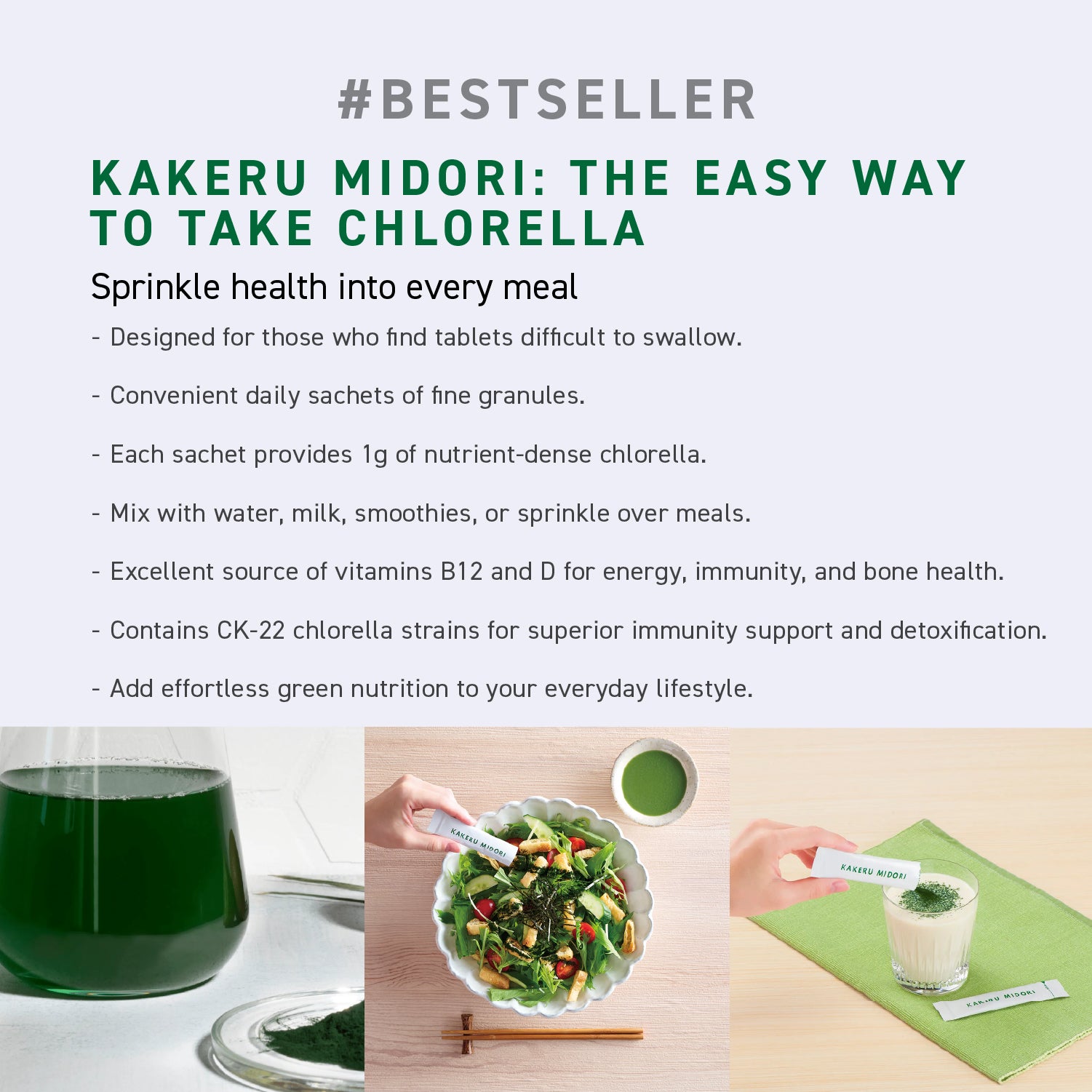 Chlorella Kakeru Midori