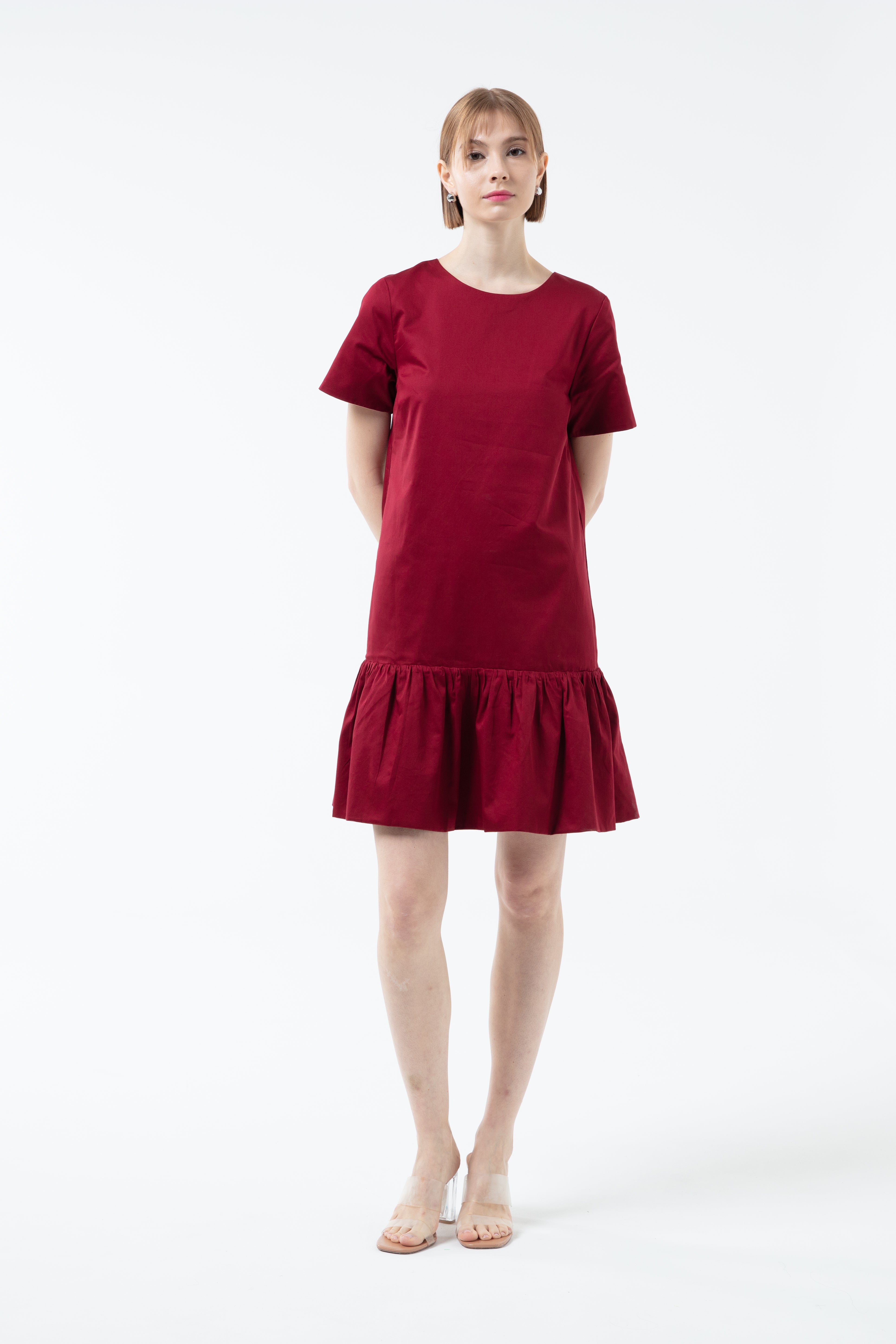 K/Woods Dual Form Peplum Dress