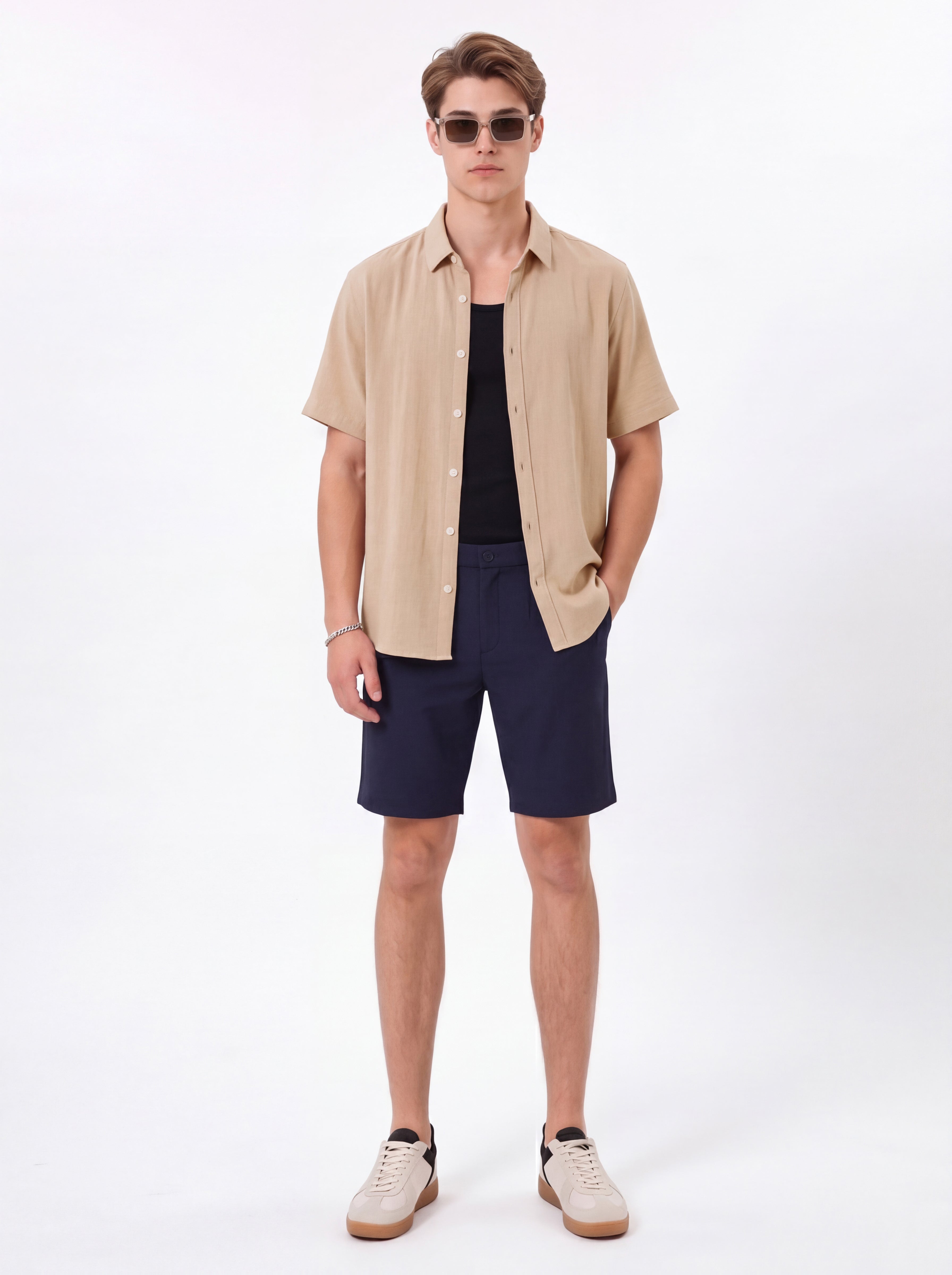 K/Woods Easy Care Lightwave Shirt