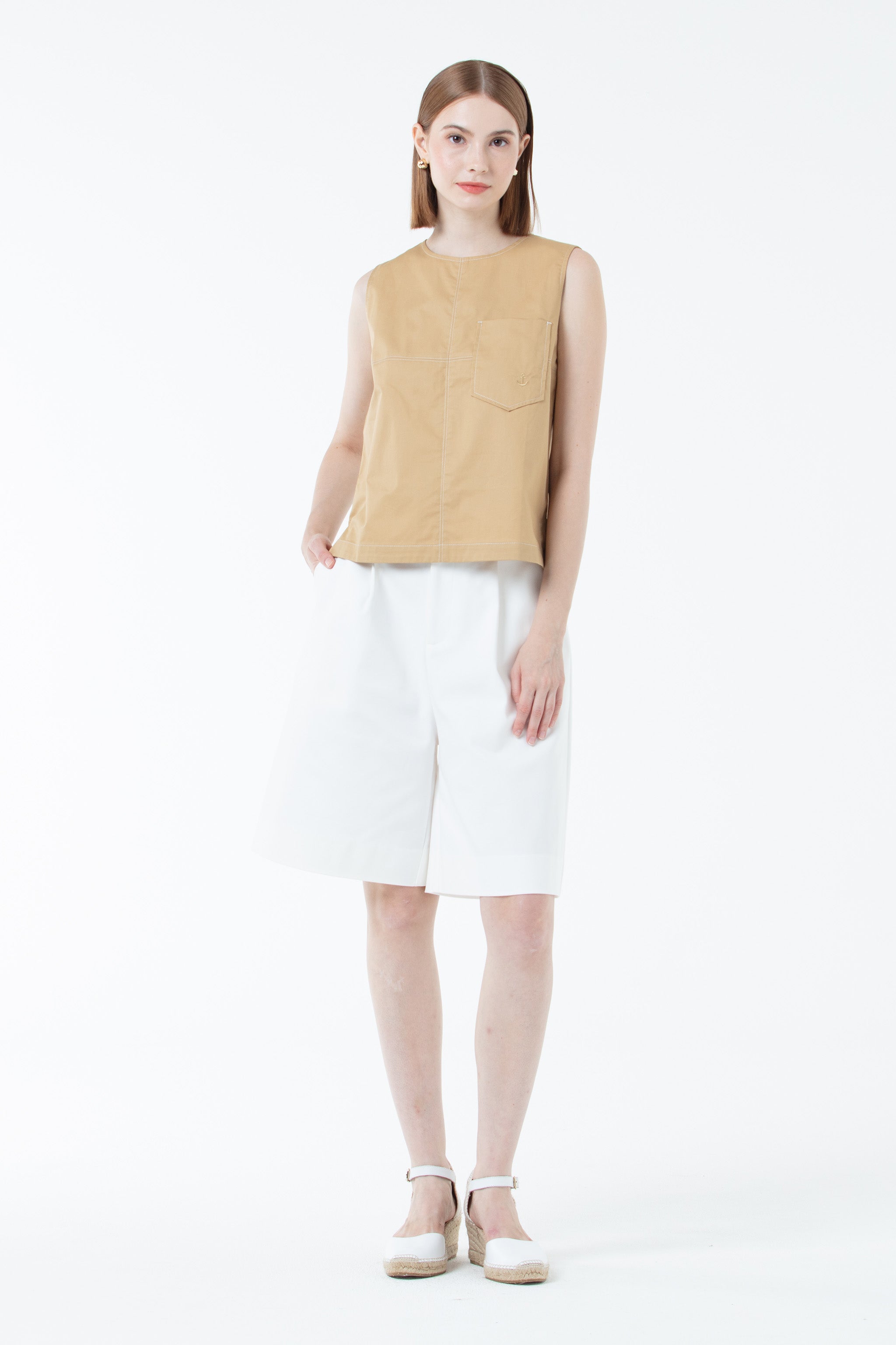 K/Woods Stitchline Top