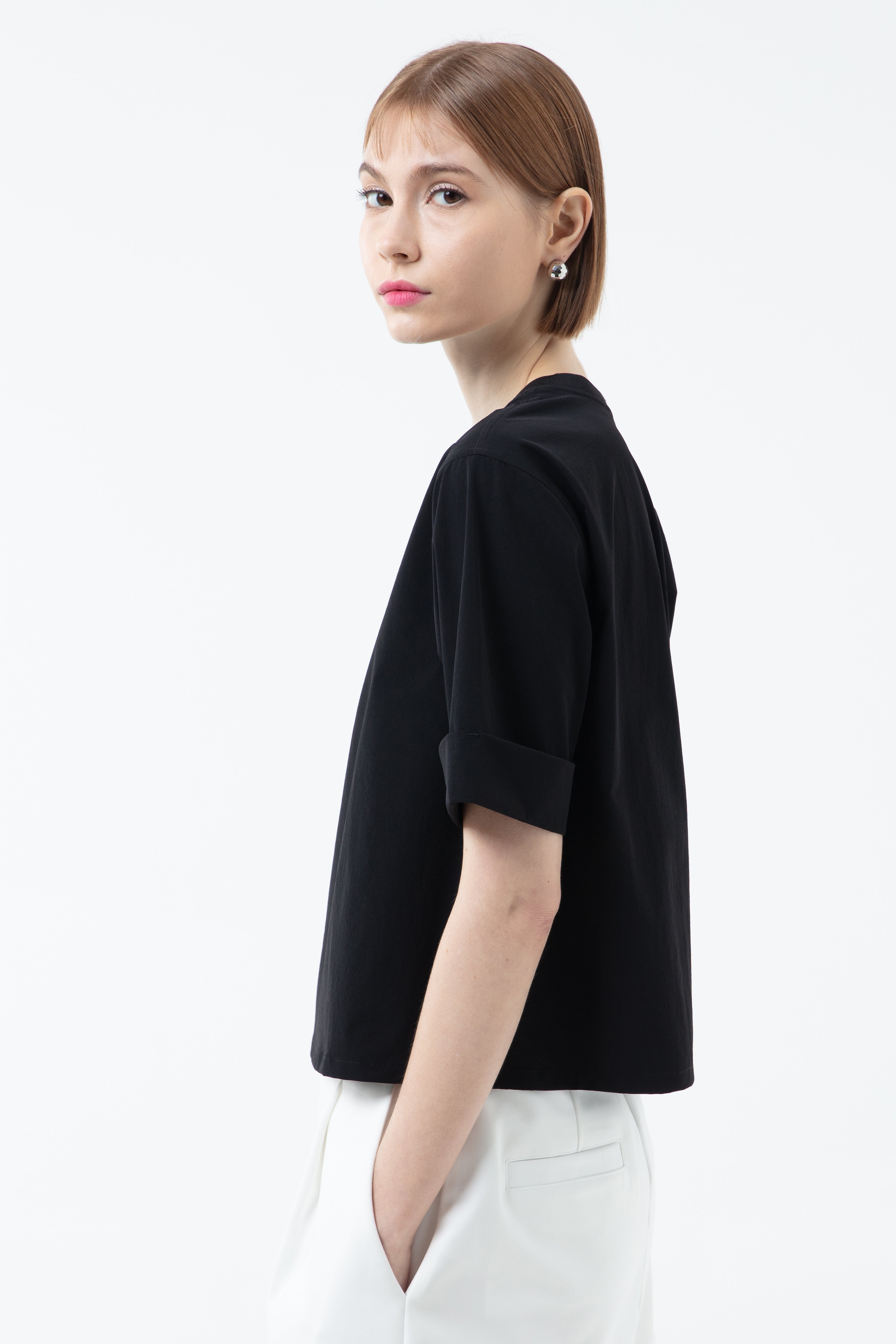 K/Woods Casual Chic Boxy Top