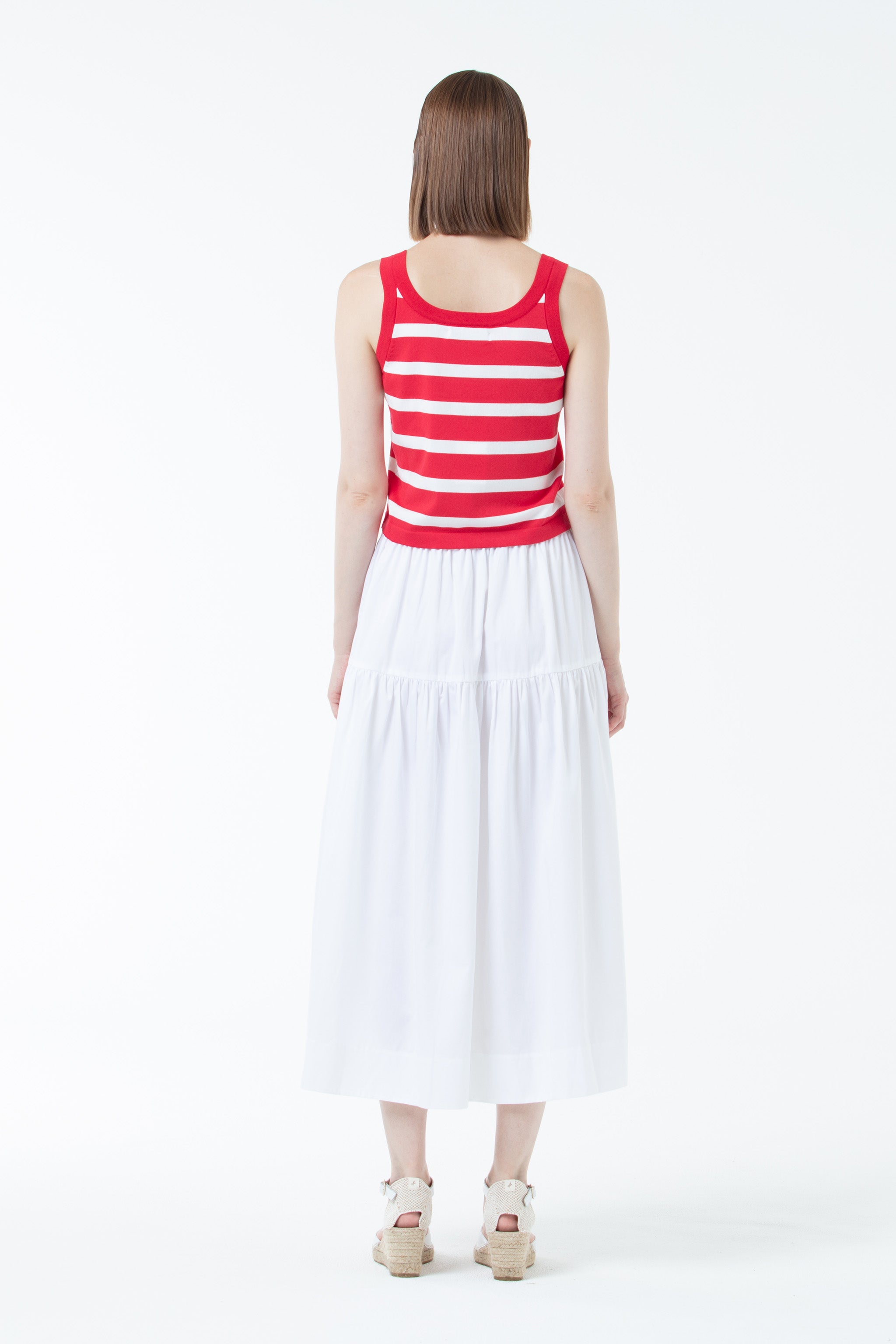 K/Woods Coastline Striped Tank