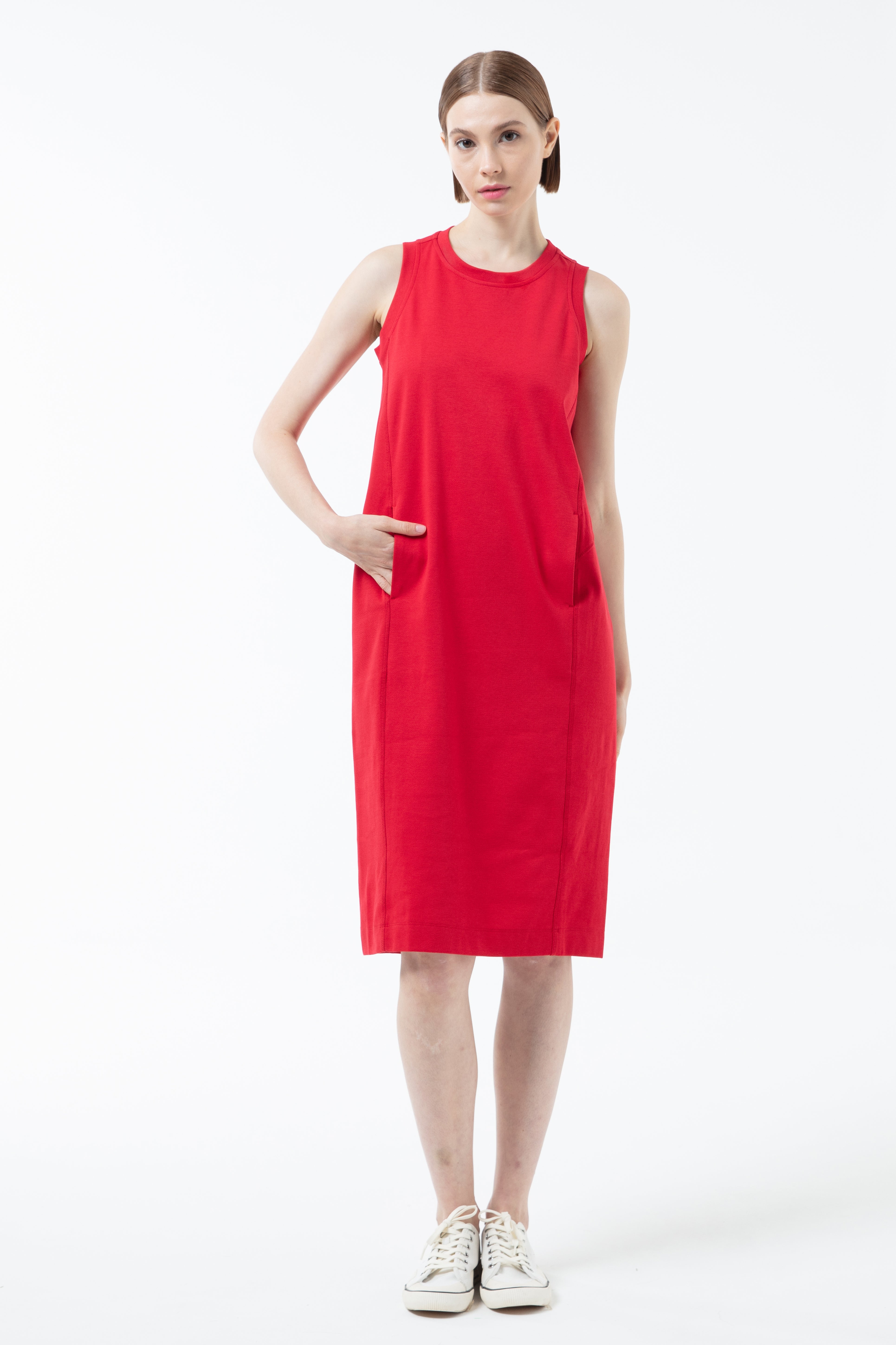 K/Woods Modern Tank Shift Midi