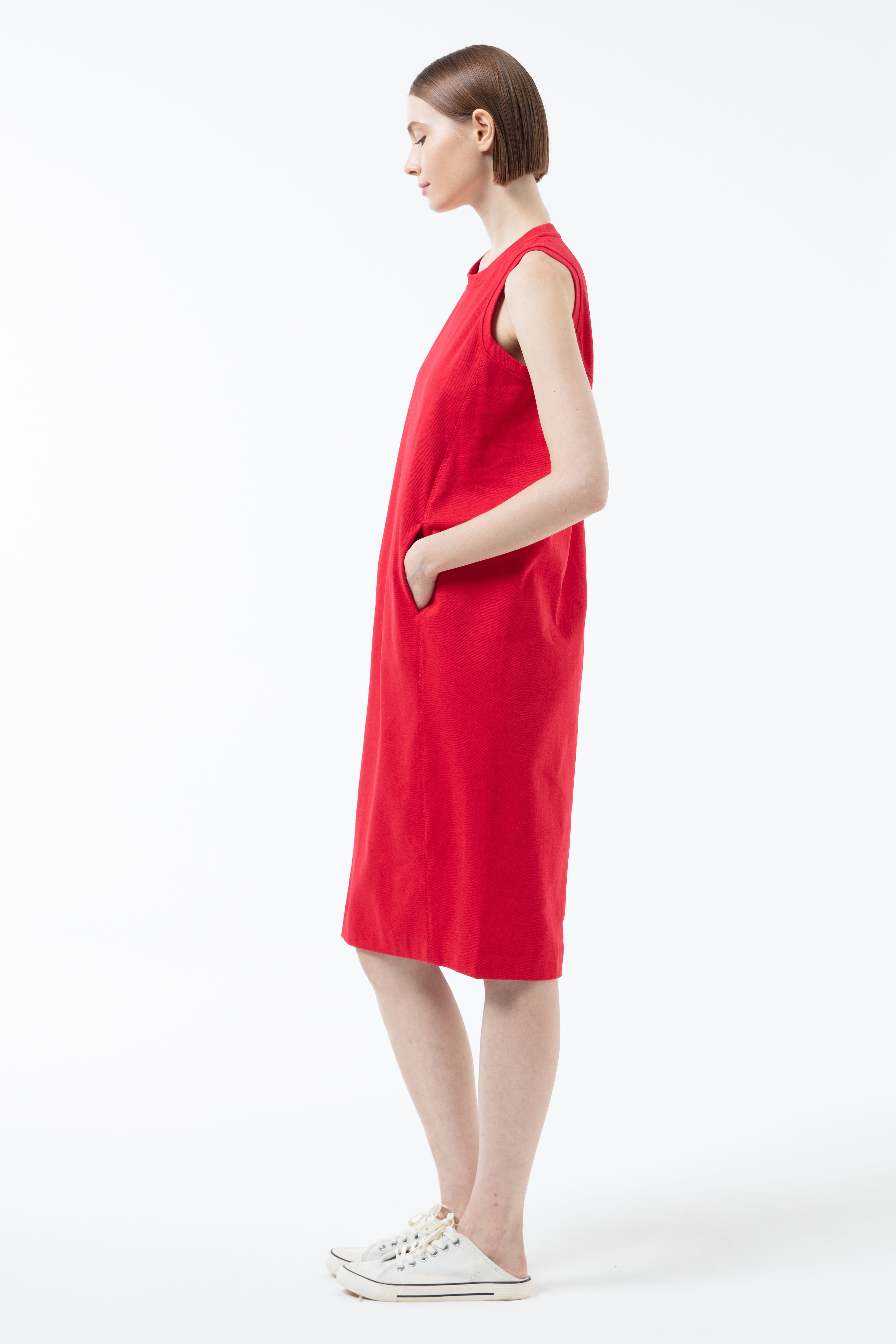 K/Woods Modern Tank Shift Midi