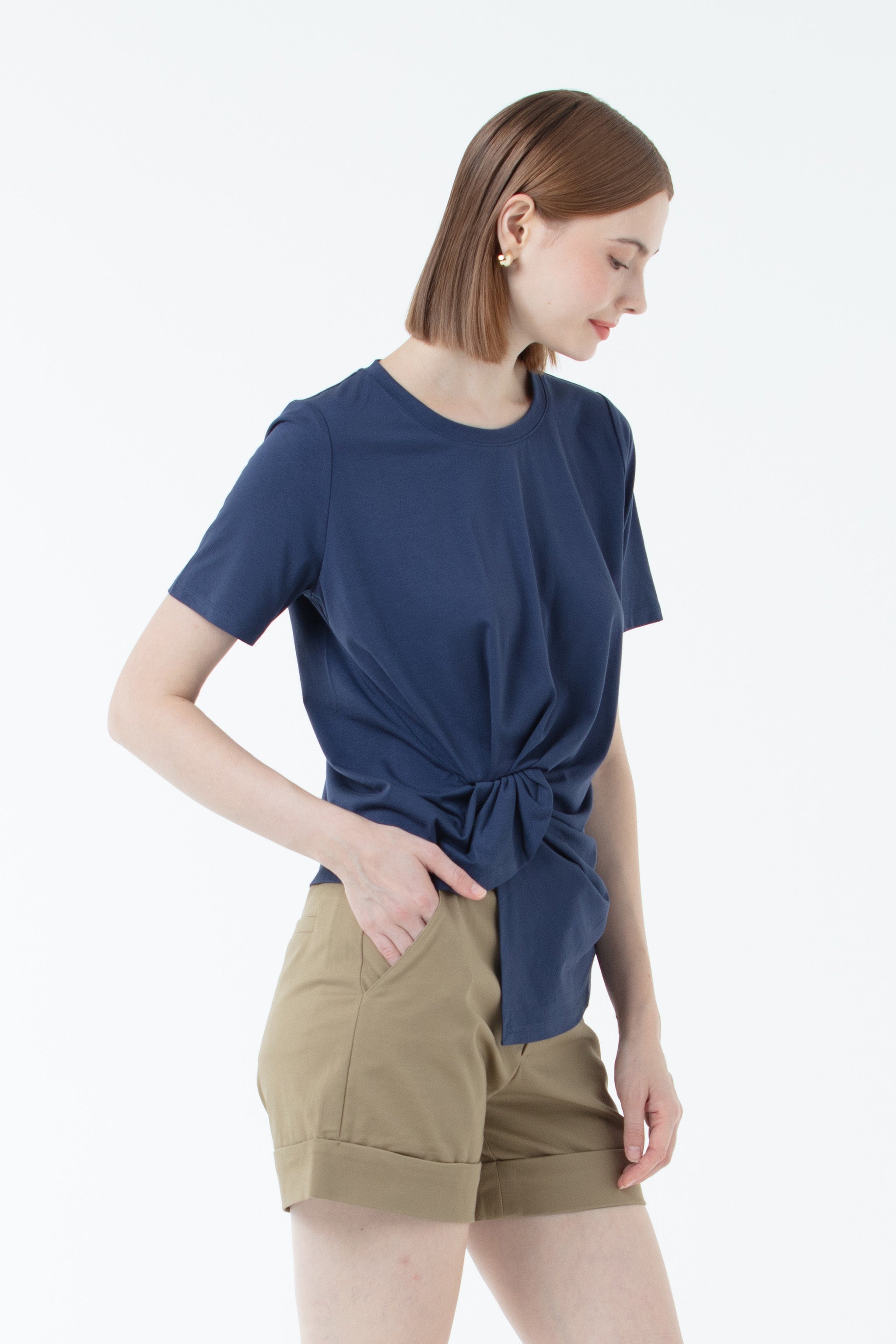 K/Woods Blossom Knot Top