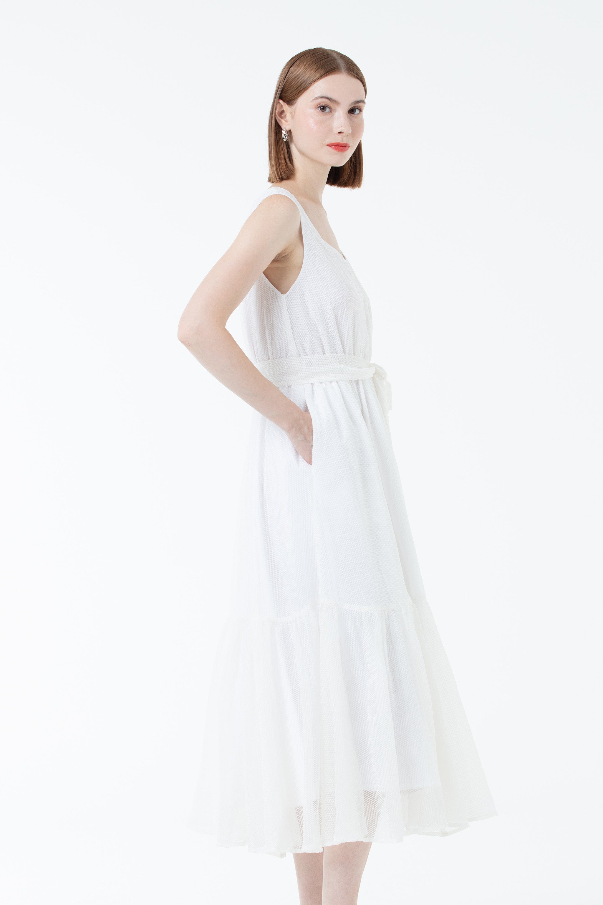 K/Woods Whisper White Sundress