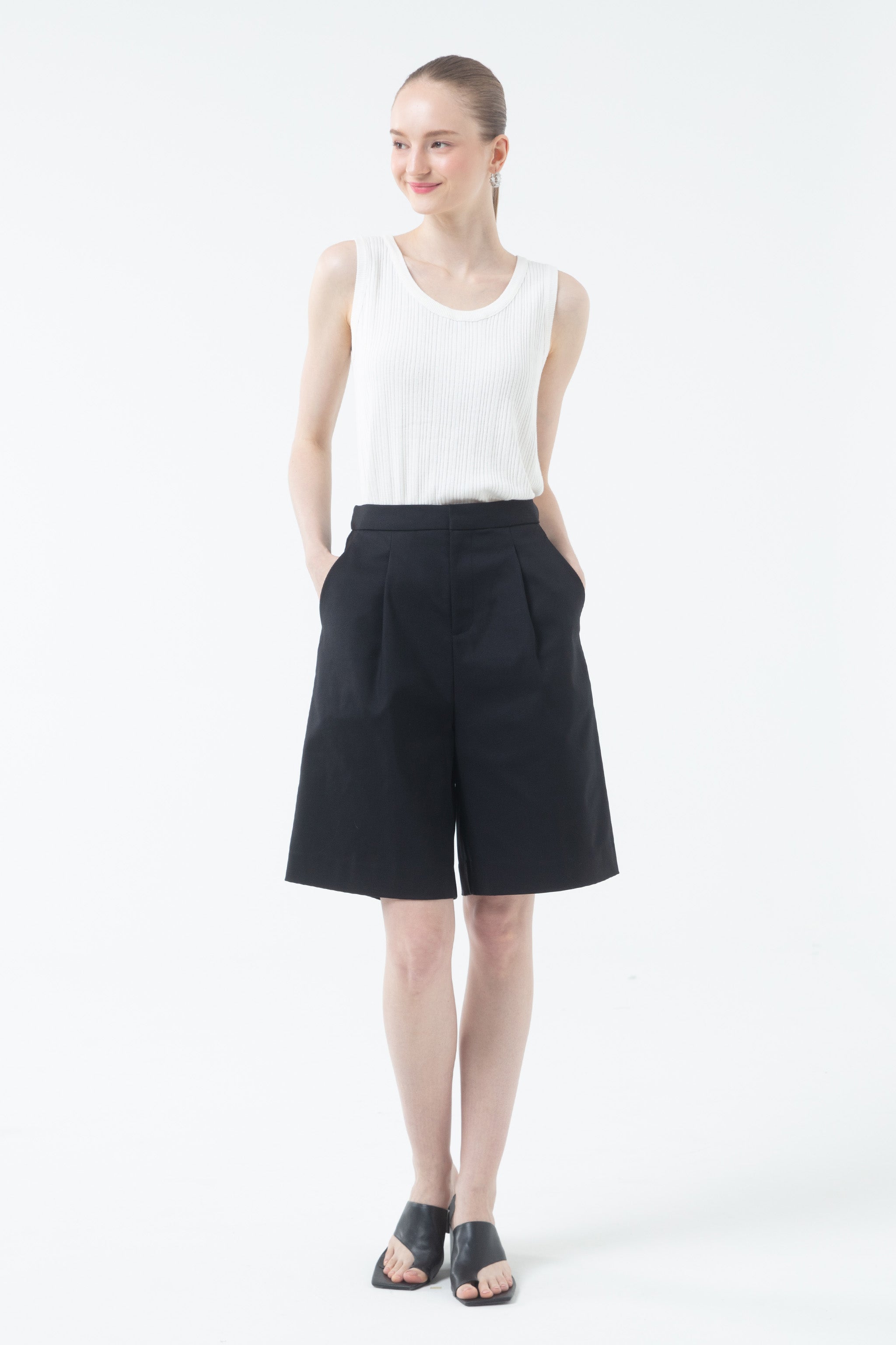 K/Woods Modern Pleated City Culottes