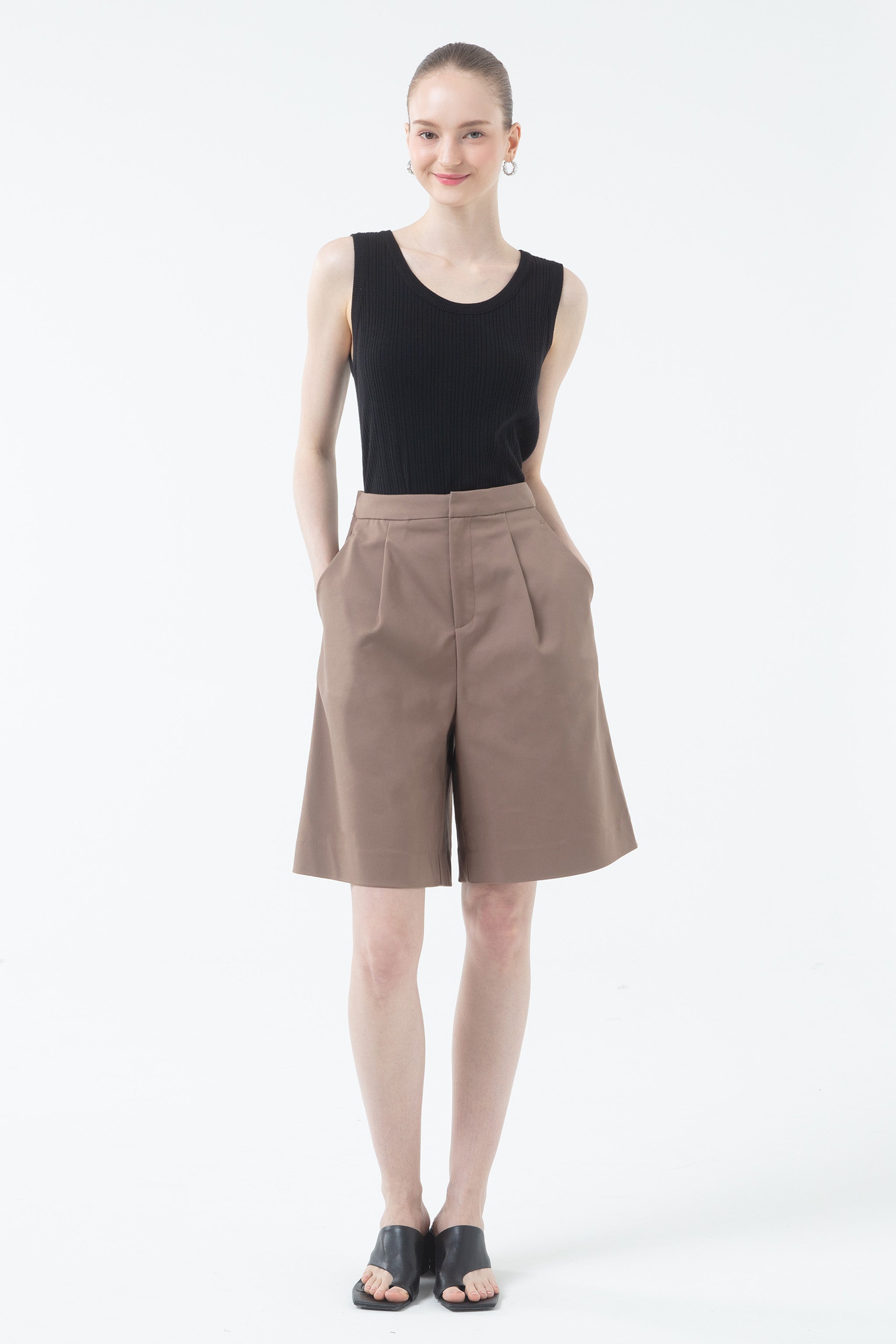 K/Woods Modern Pleated City Culottes