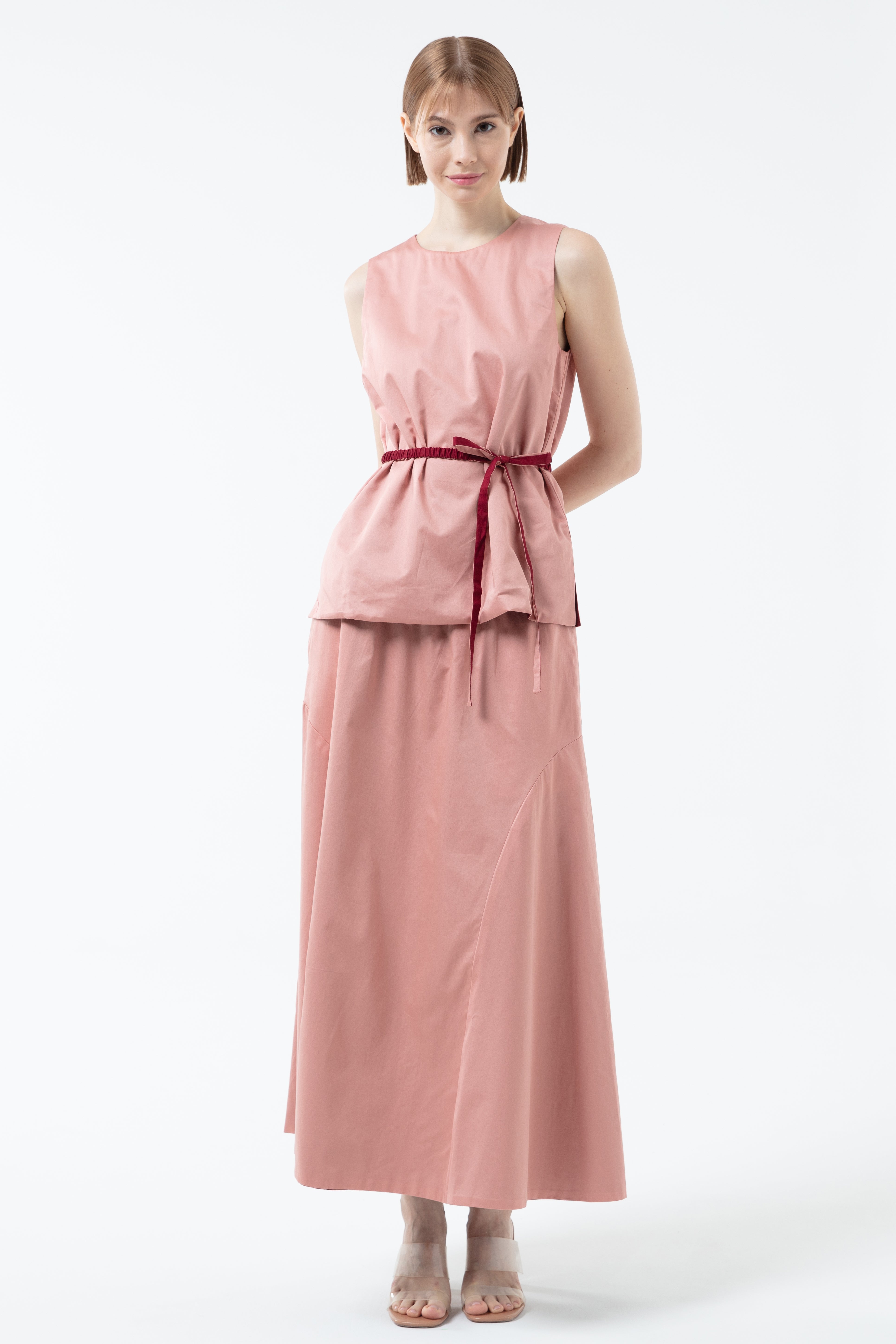 K/Woods Dual Form Belted Top