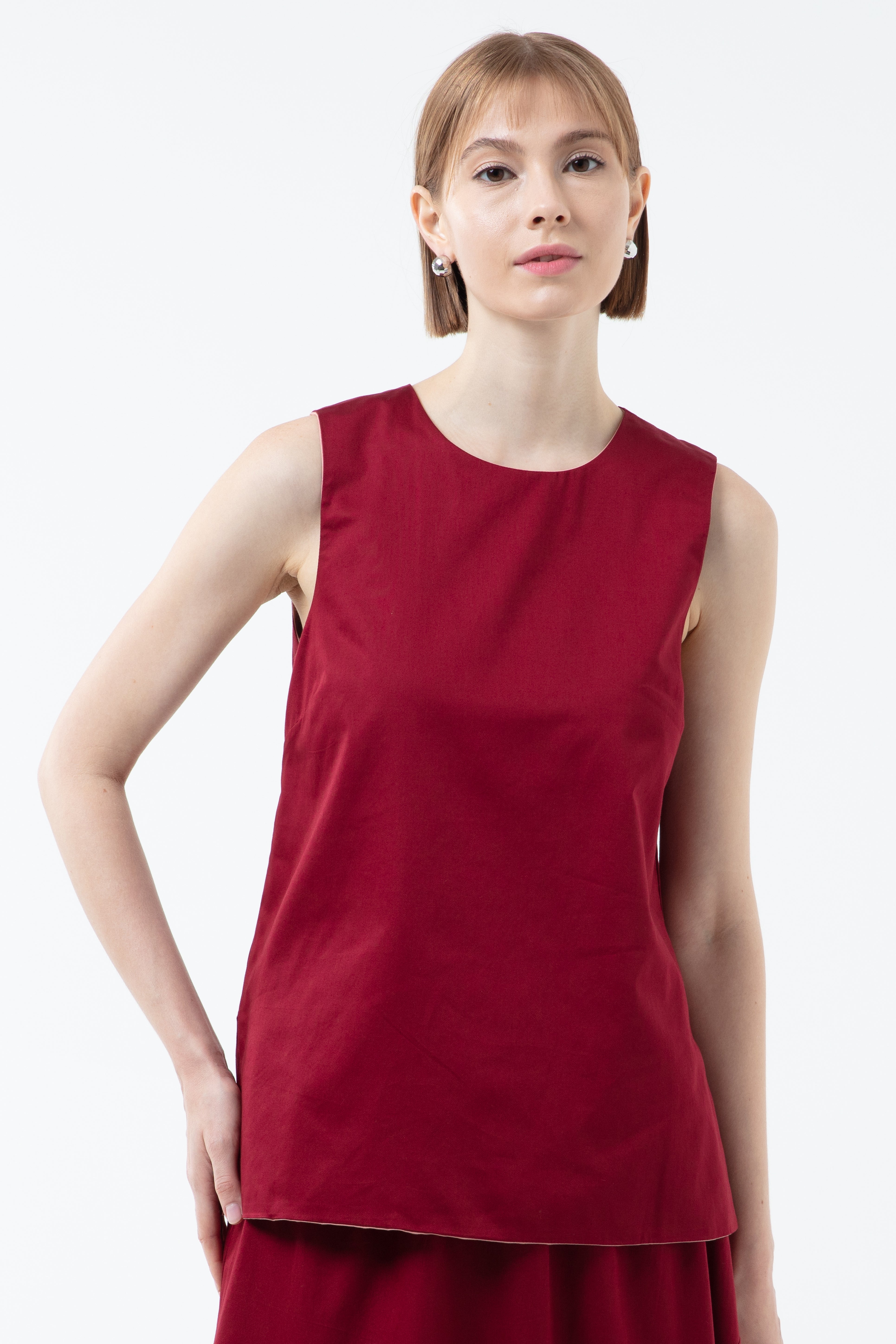 K/Woods Dual Form Belted Top