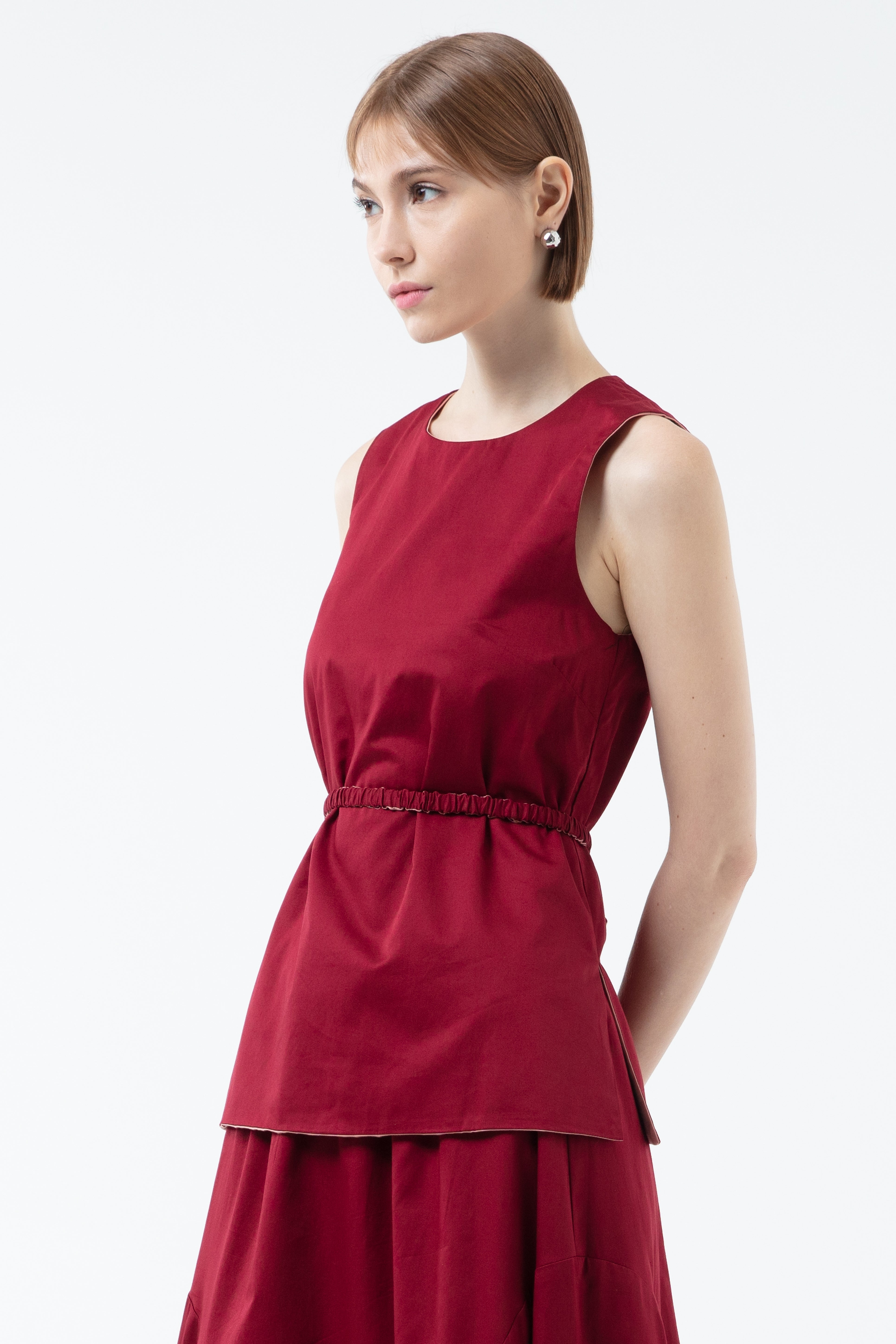 K/Woods Dual Form Belted Top