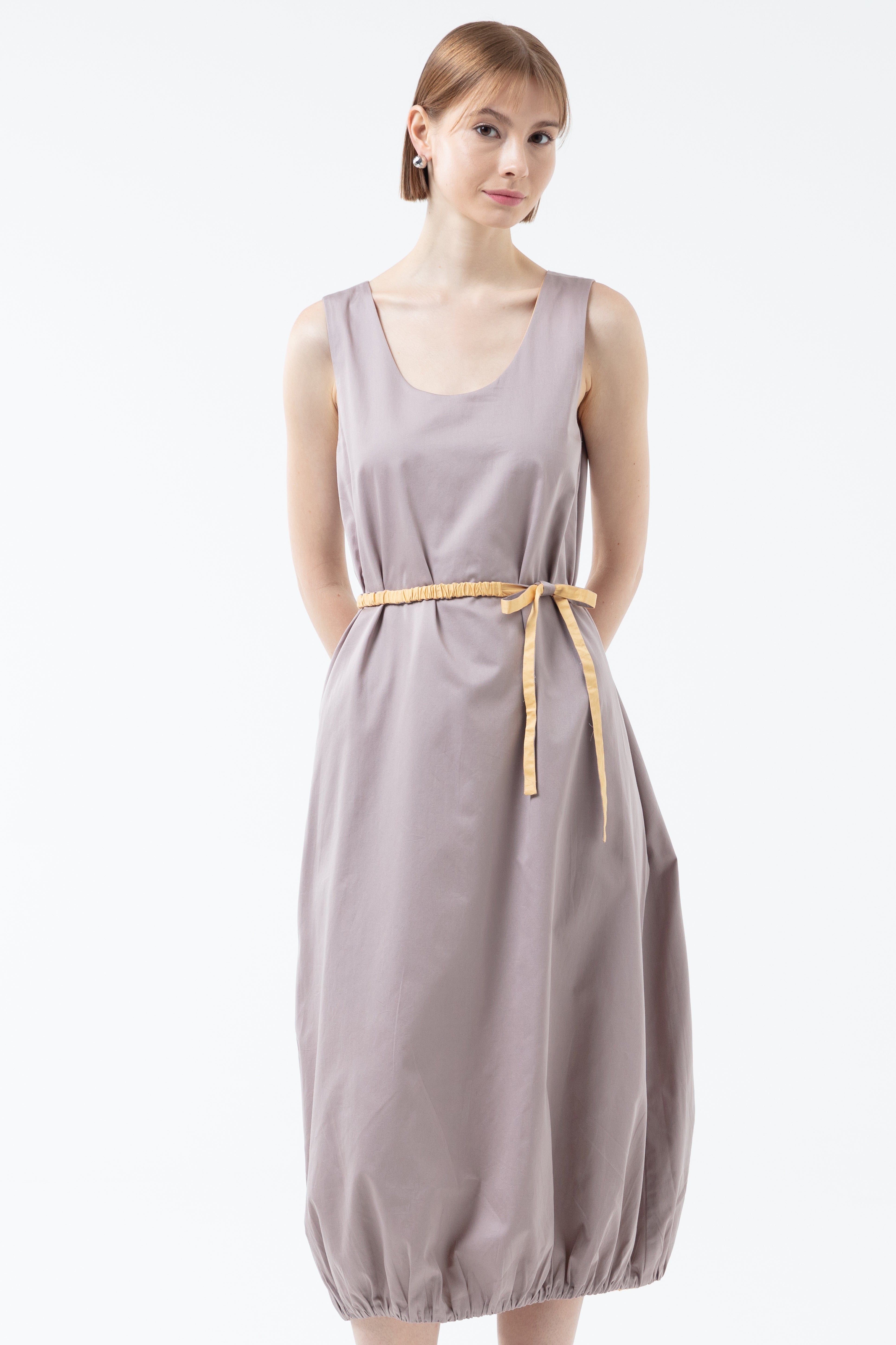 K/Woods Dual Form Belted Midi Dress