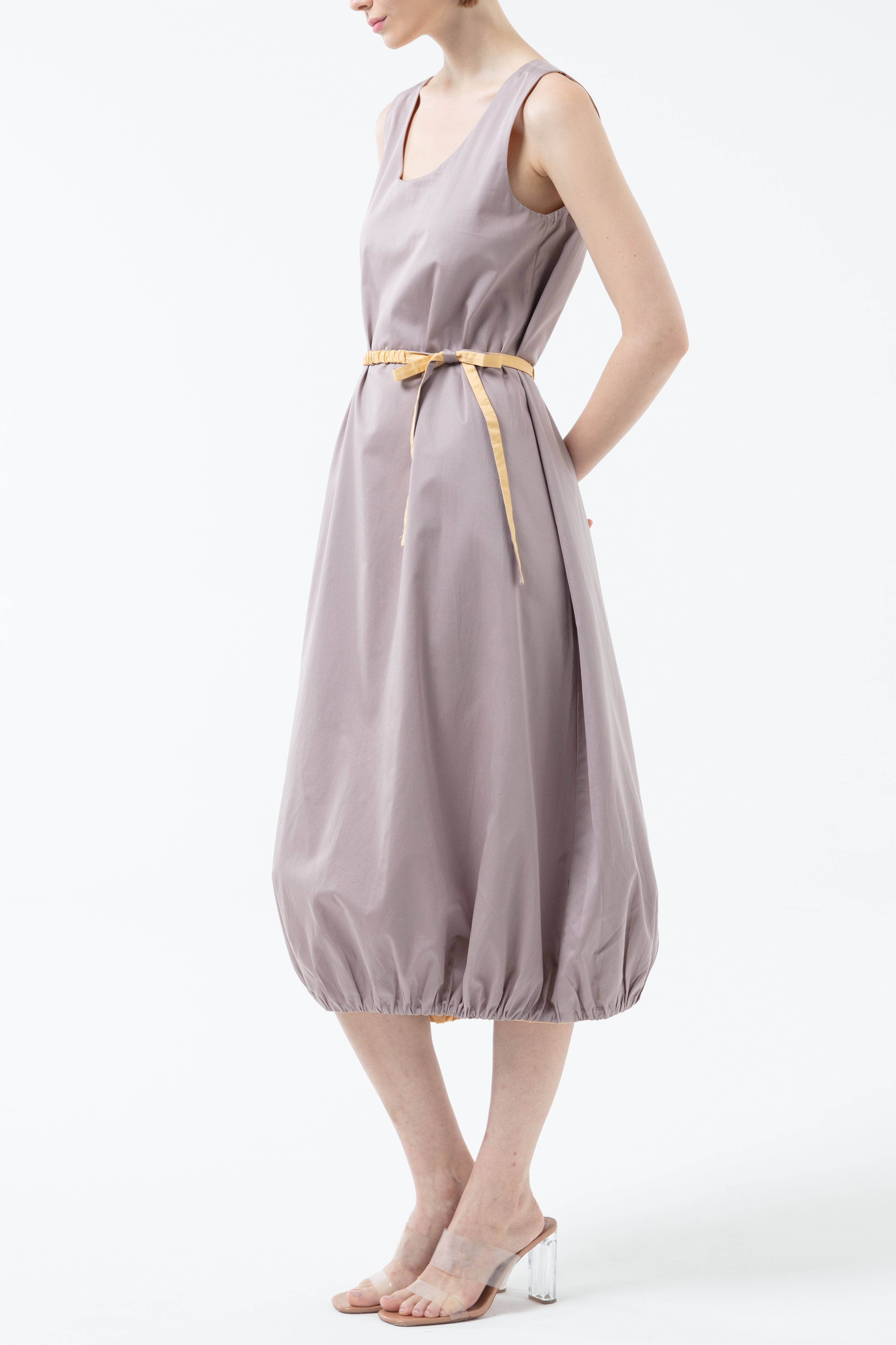 K/Woods Dual Form Belted Midi Dress