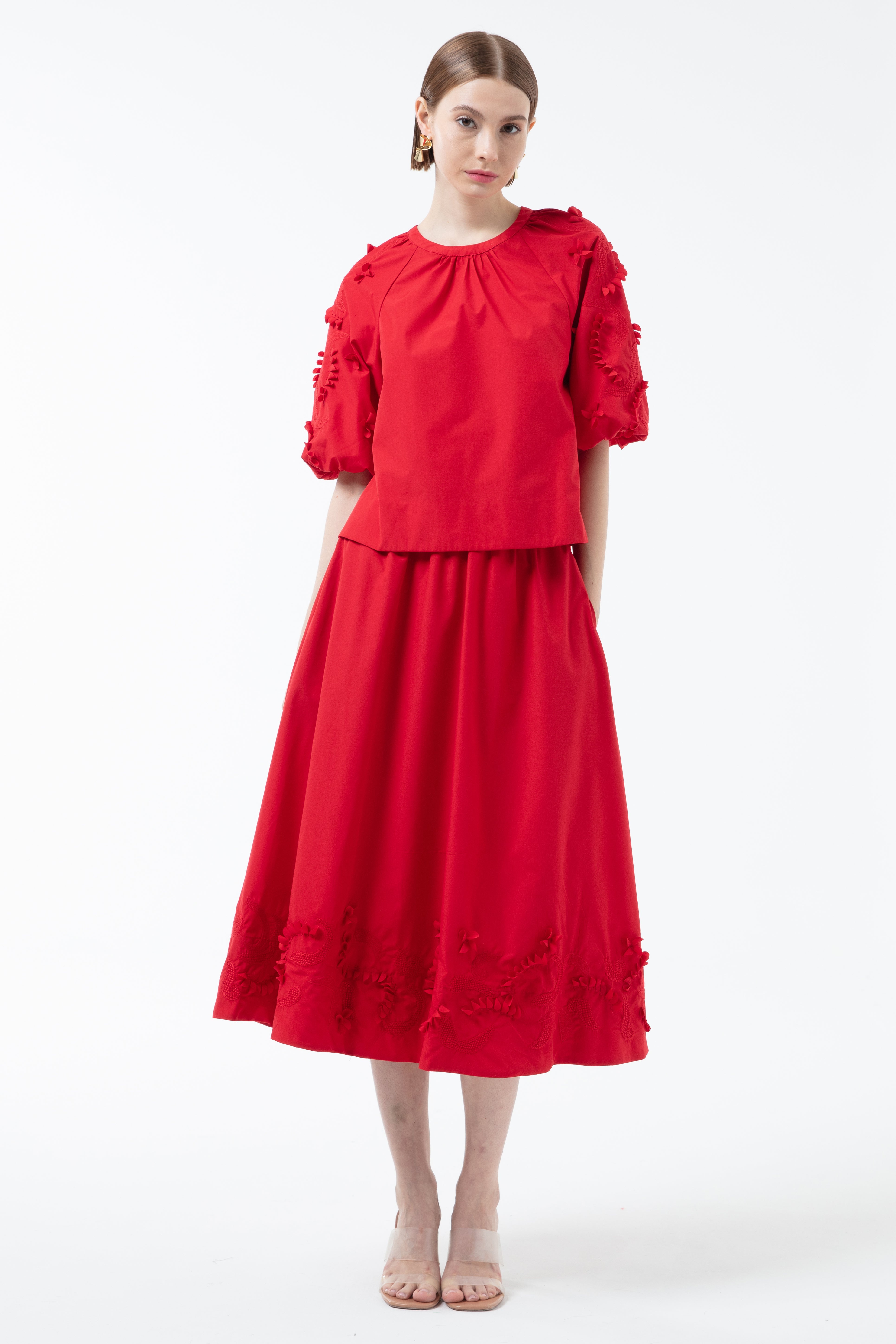 K/Woods Scarlet Blossom Top