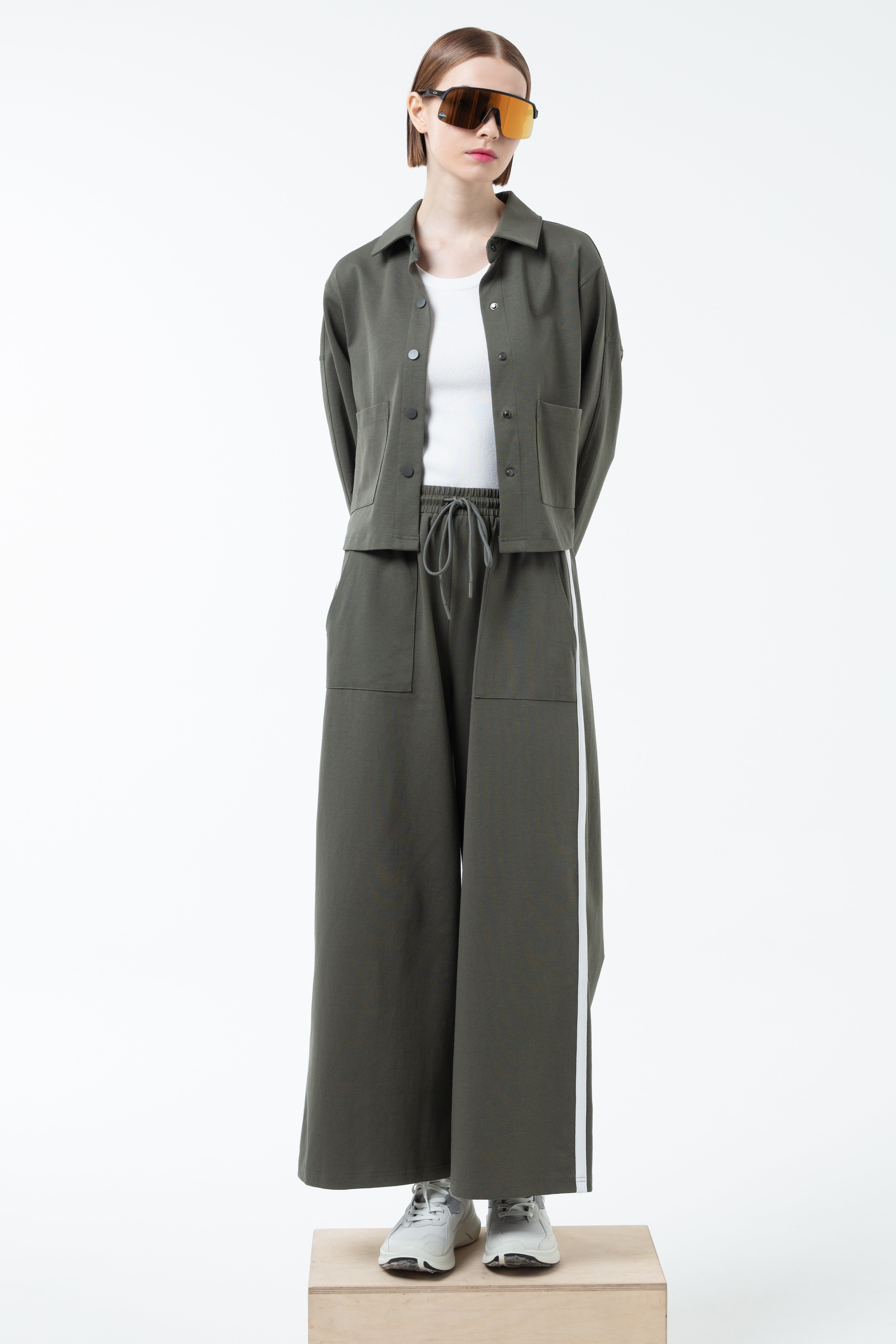 K/Woods Weekend Move Wide-Leg Pants