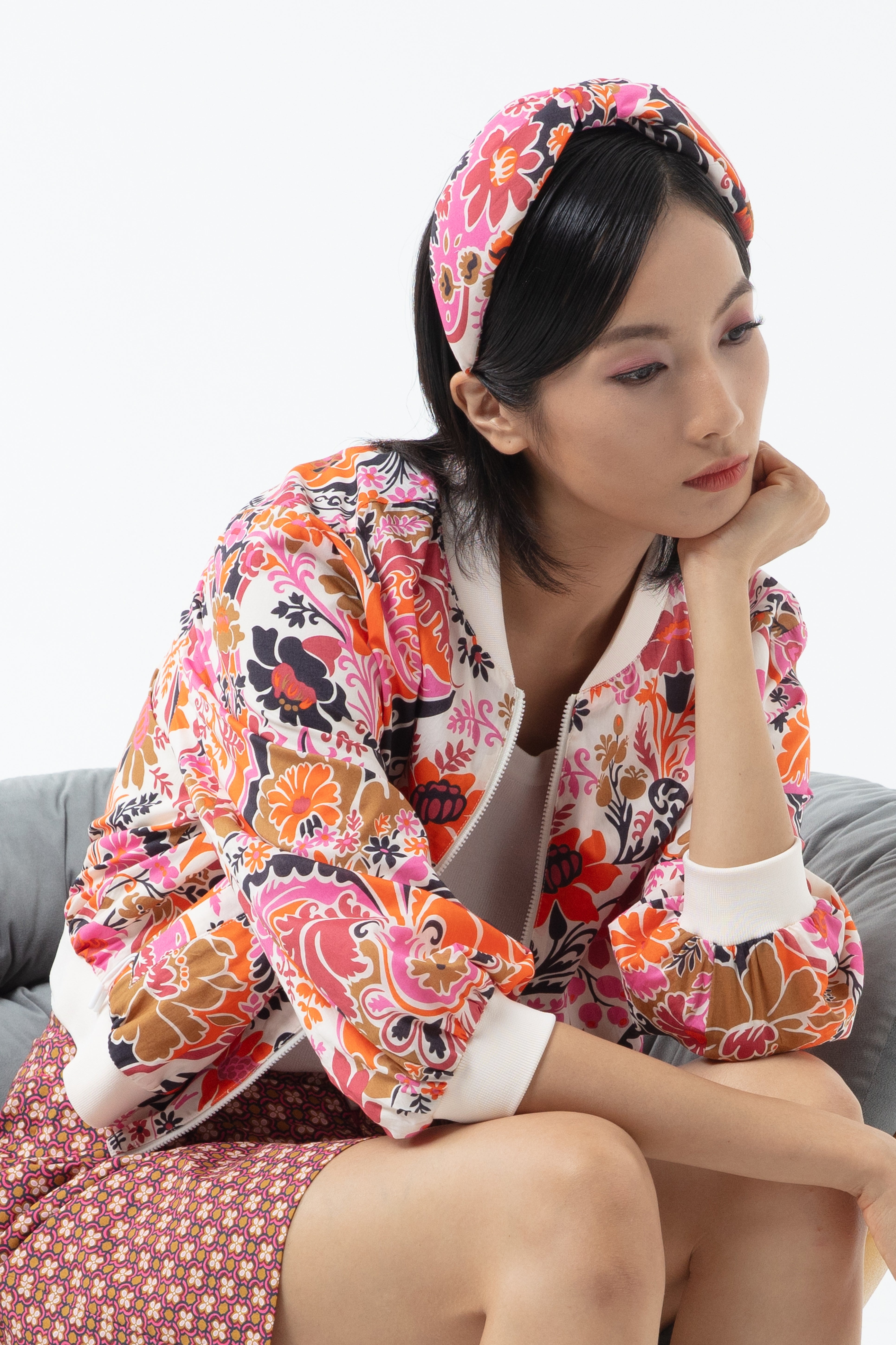 K/Woods Bloom Zip Bomber