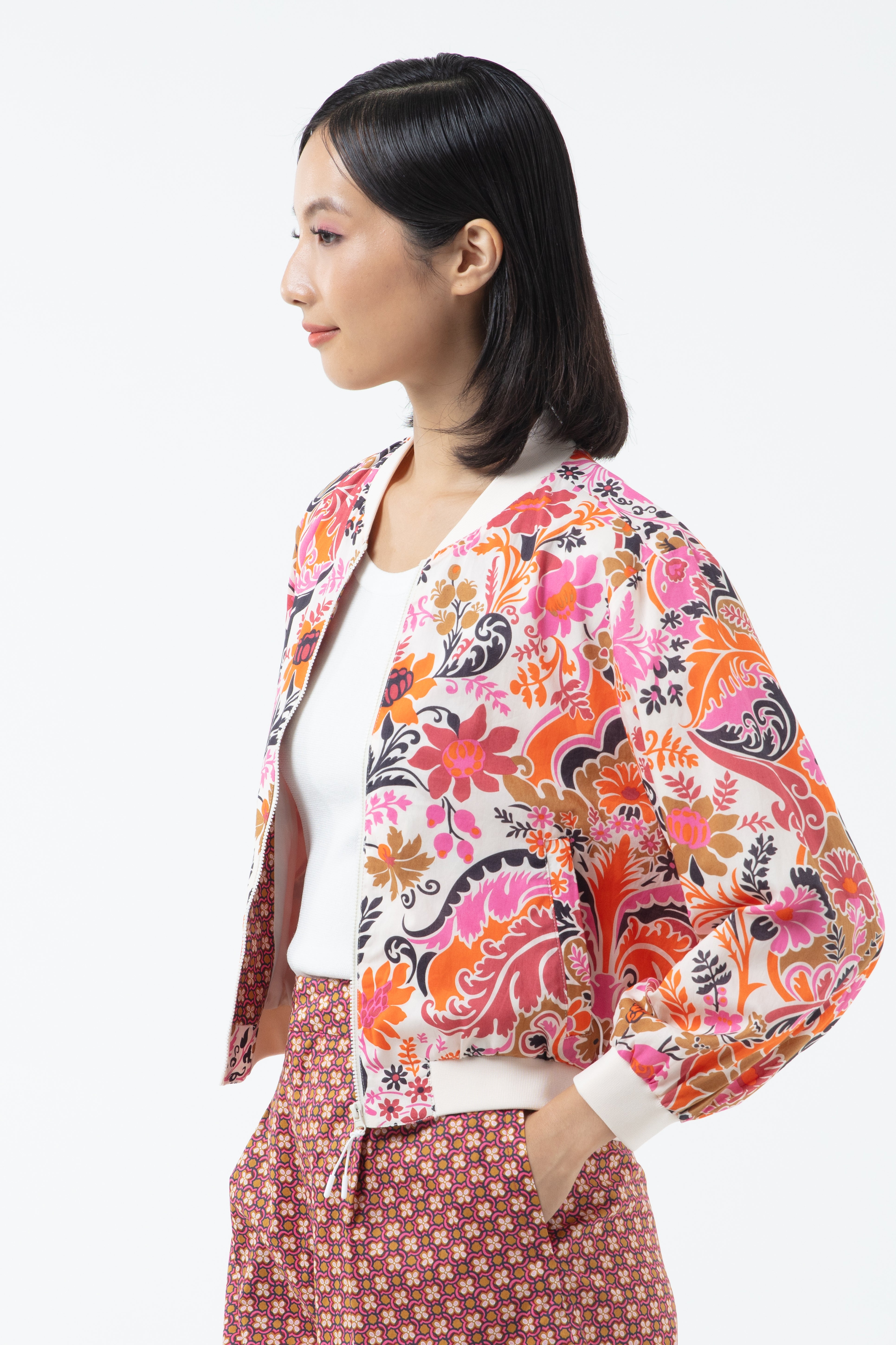 K/Woods Bloom Zip Bomber