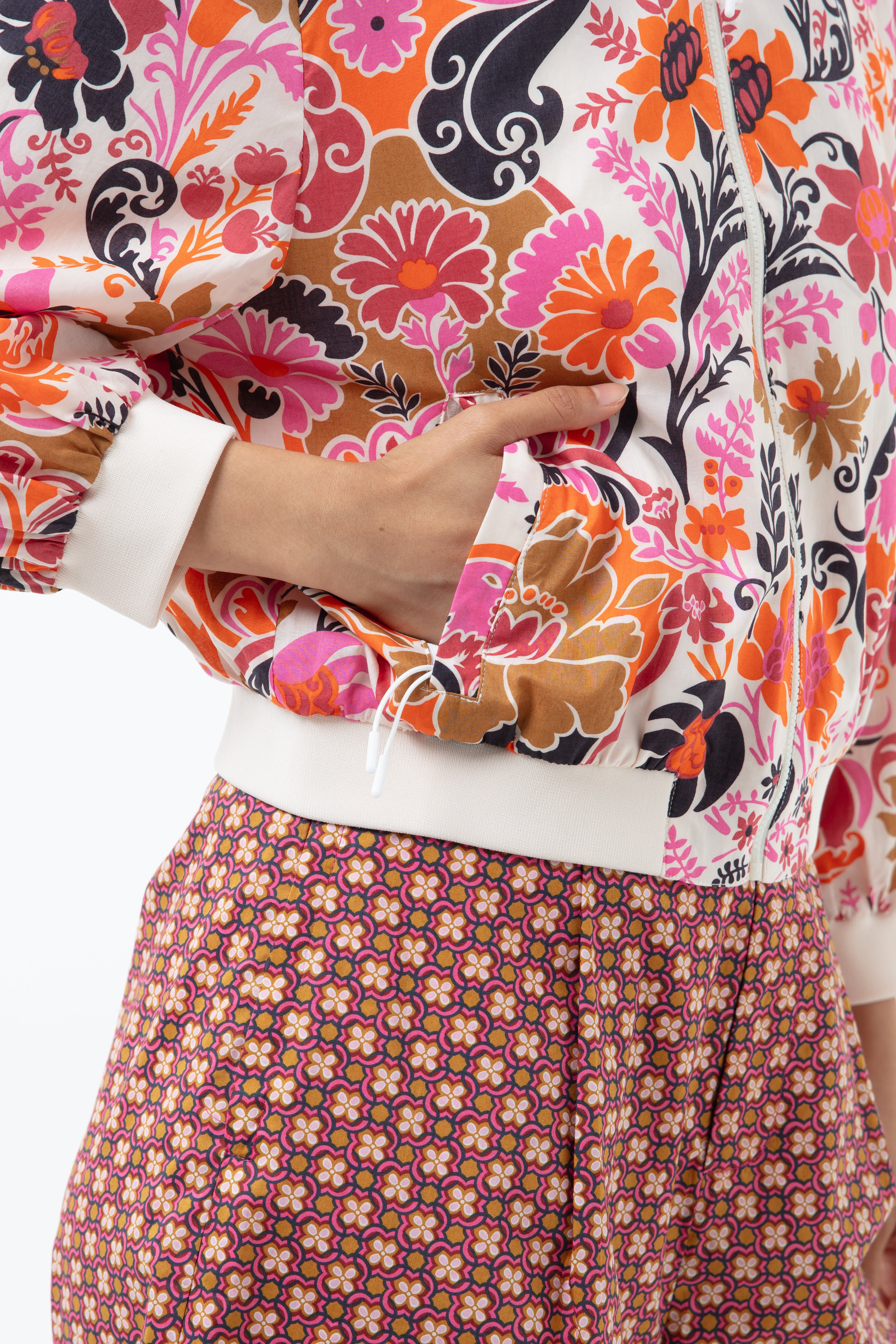 K/Woods Bloom Zip Bomber