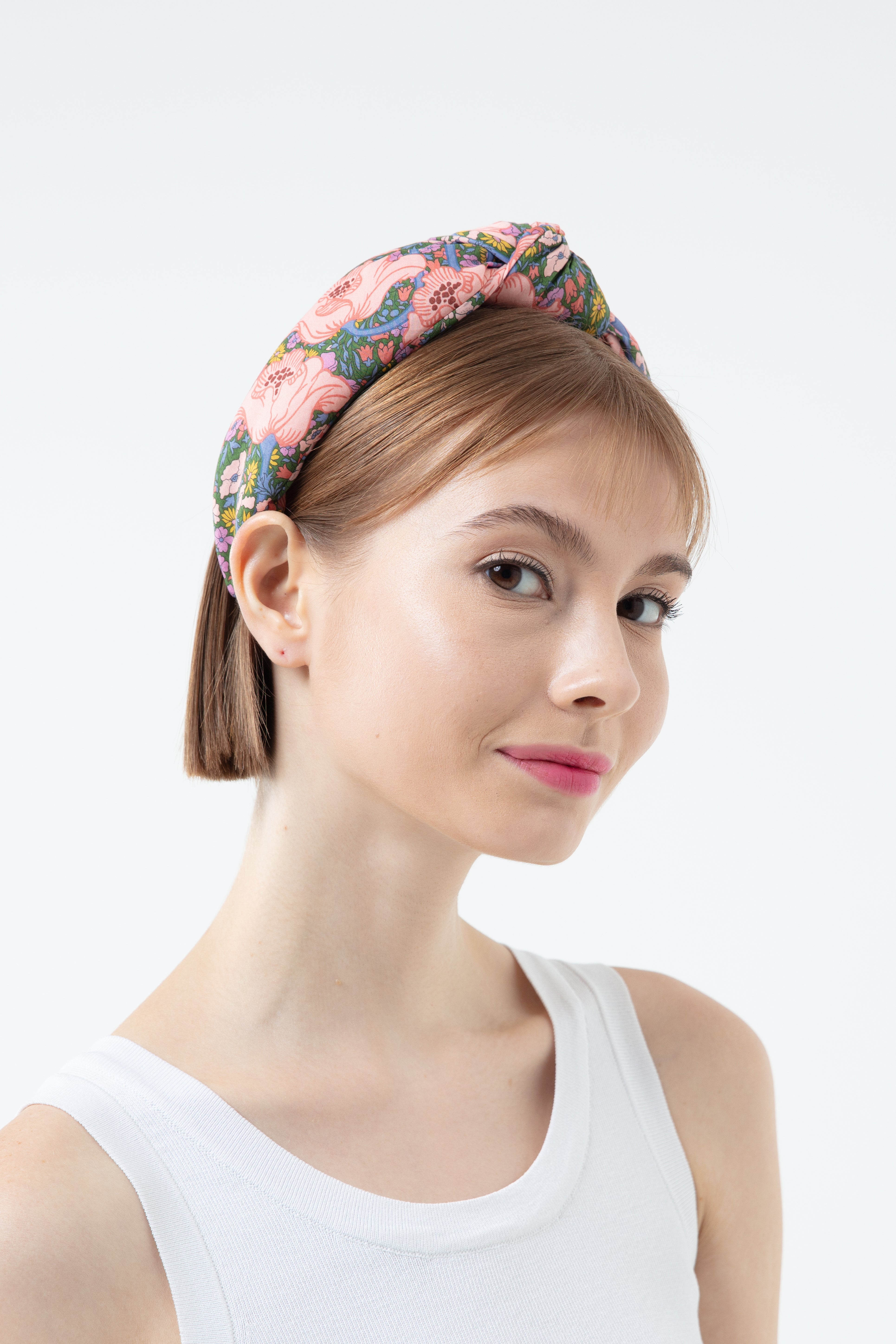 K/Woods Poise Knotted Hairband - Clementine Daisy