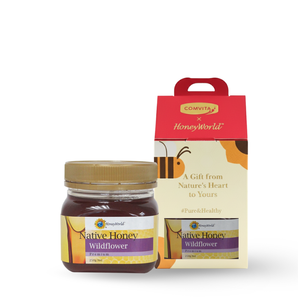 HoneyWorldTH Wildflower Honey 250g - Christmas Edition