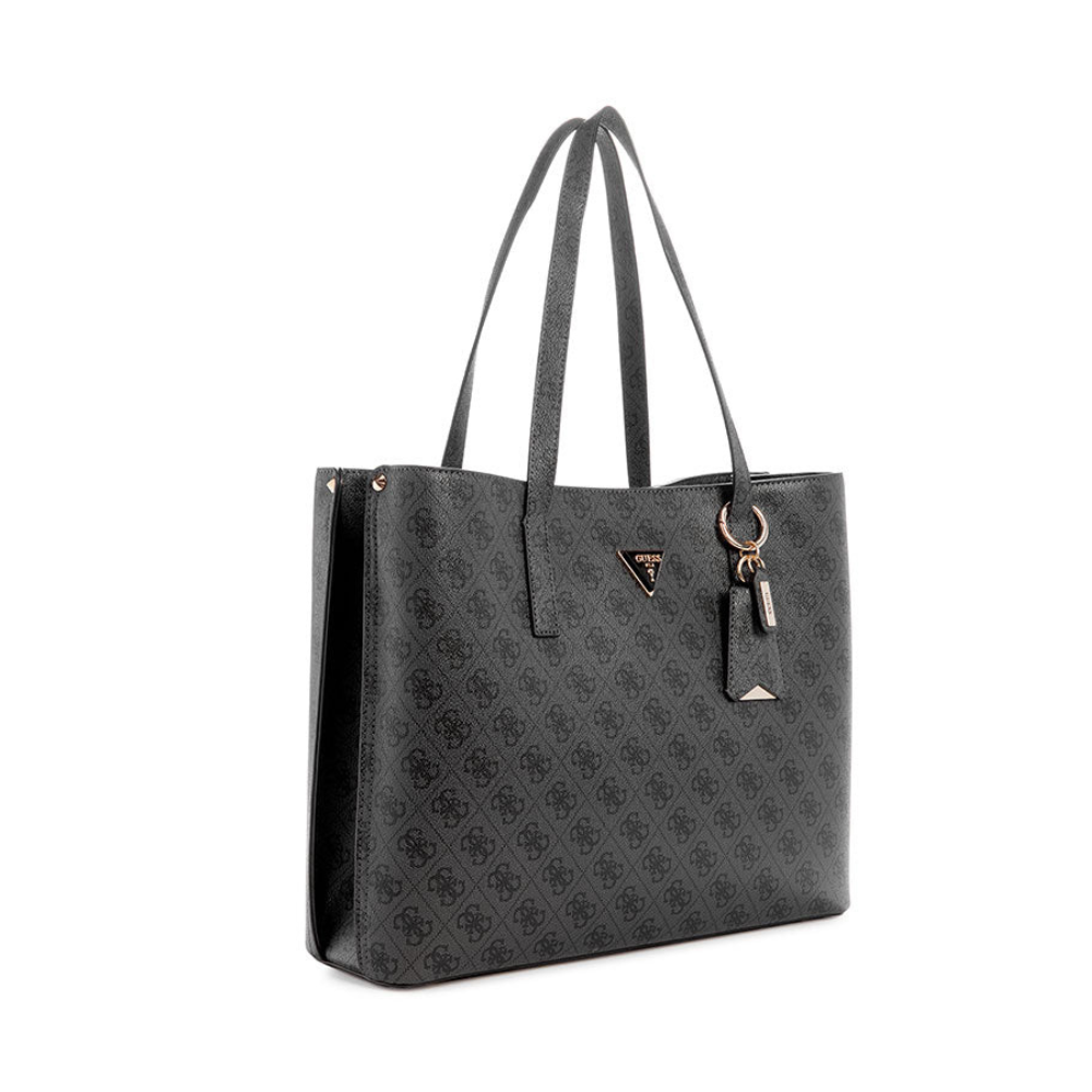 Guess Meridian II Girlfriend Tote - Coal Logo
