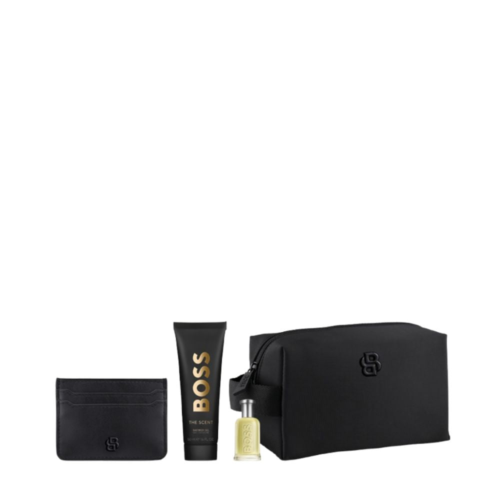 Receive 4-pc gift with $250 nett spend on Hugo Boss Fragrances (Gift with Purchase)