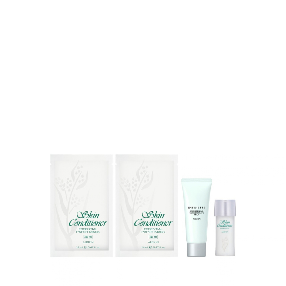 Receive 4-pc gift (worth $48) with any purchase of ALBION Top 10 Best Seller (Gift with Purchase)