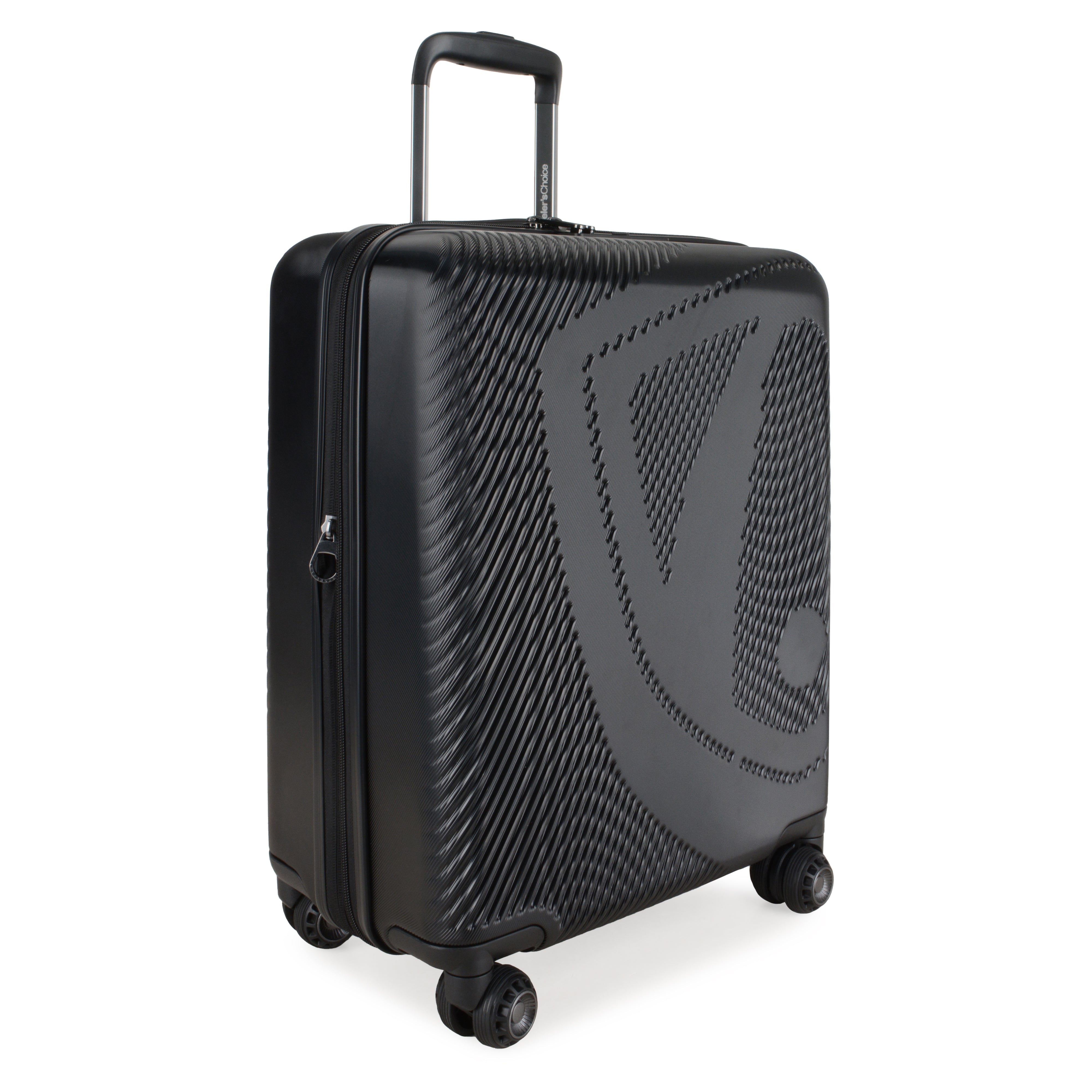 Traveler's Choice Cyclone Wheels Expandable Trolley Case with TSA Lock and Anti-theft Zipper