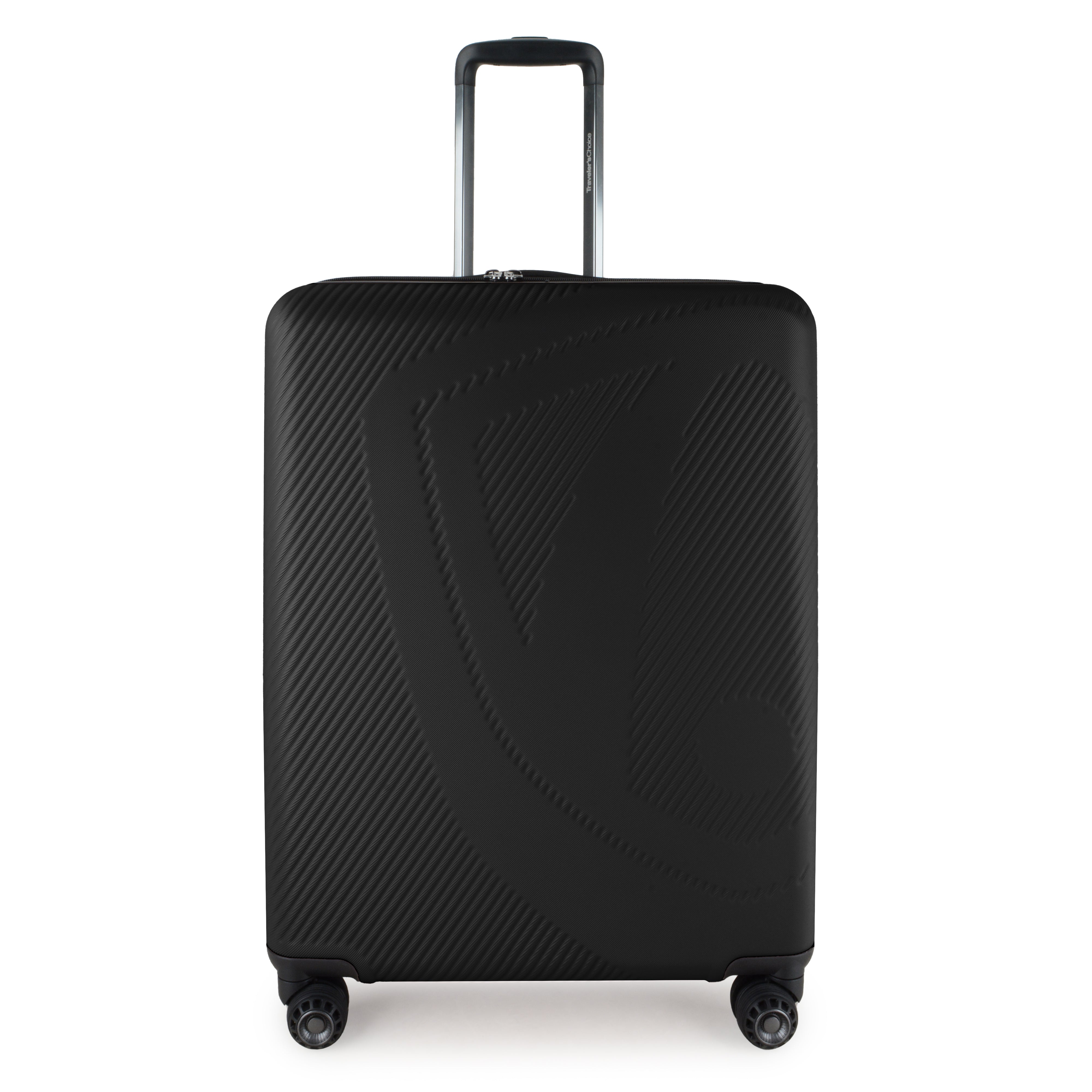 Traveler's Choice Cyclone Wheels Expandable Trolley Case with TSA Lock and Anti-theft Zipper