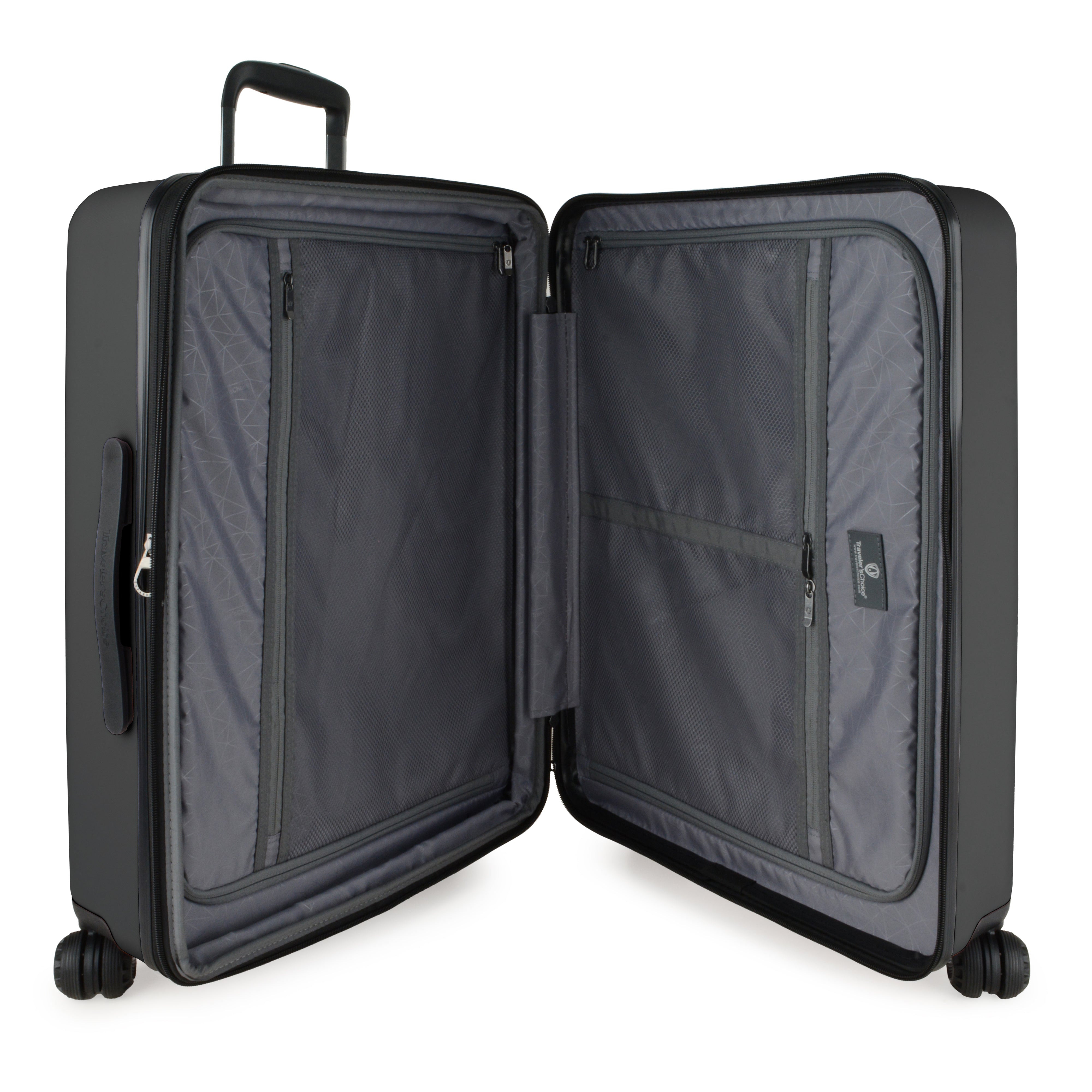 Traveler's Choice Cyclone Wheels Expandable Trolley Case with TSA Lock and Anti-theft Zipper