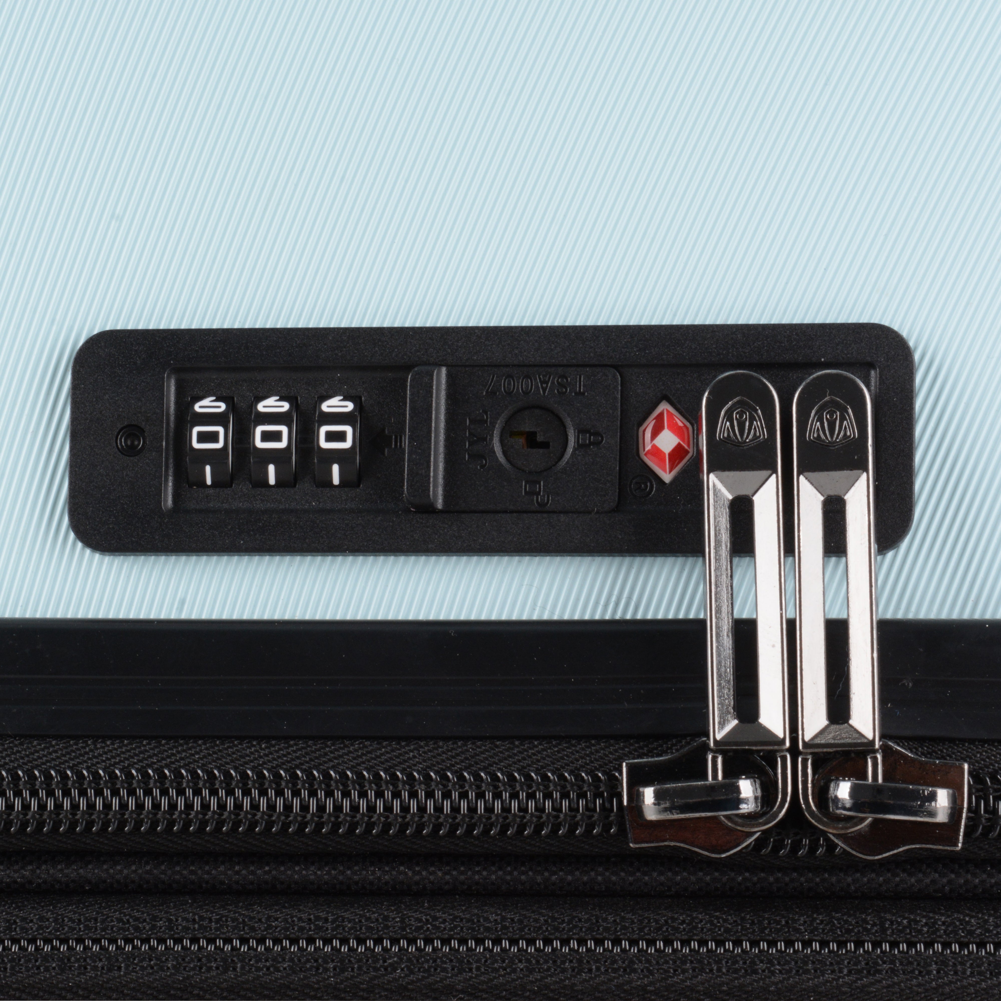 Traveler's Choice Cyclone Wheels Expandable Trolley Case with TSA Lock and Anti-theft Zipper