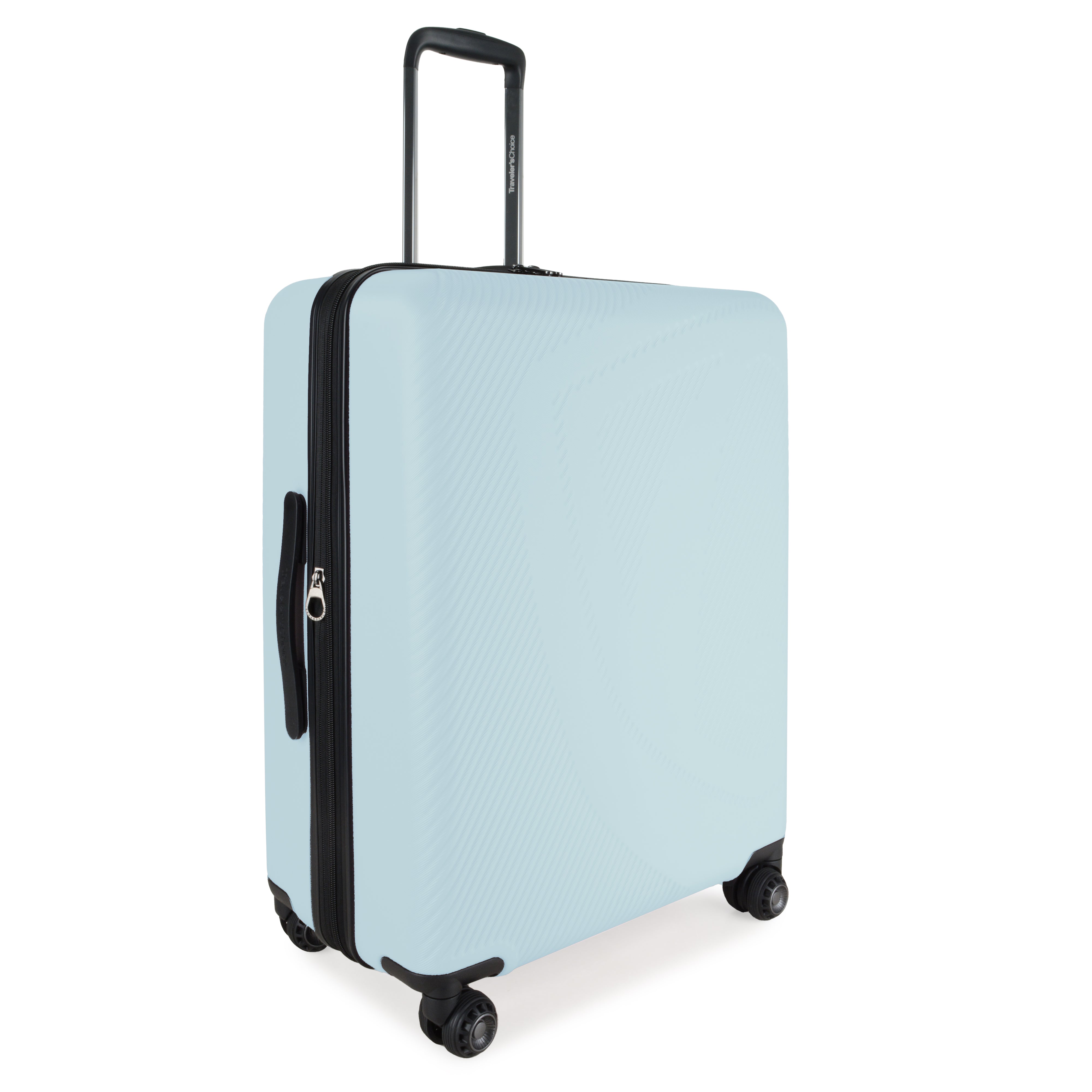 Traveler's Choice Cyclone Wheels Expandable Trolley Case with TSA Lock and Anti-theft Zipper