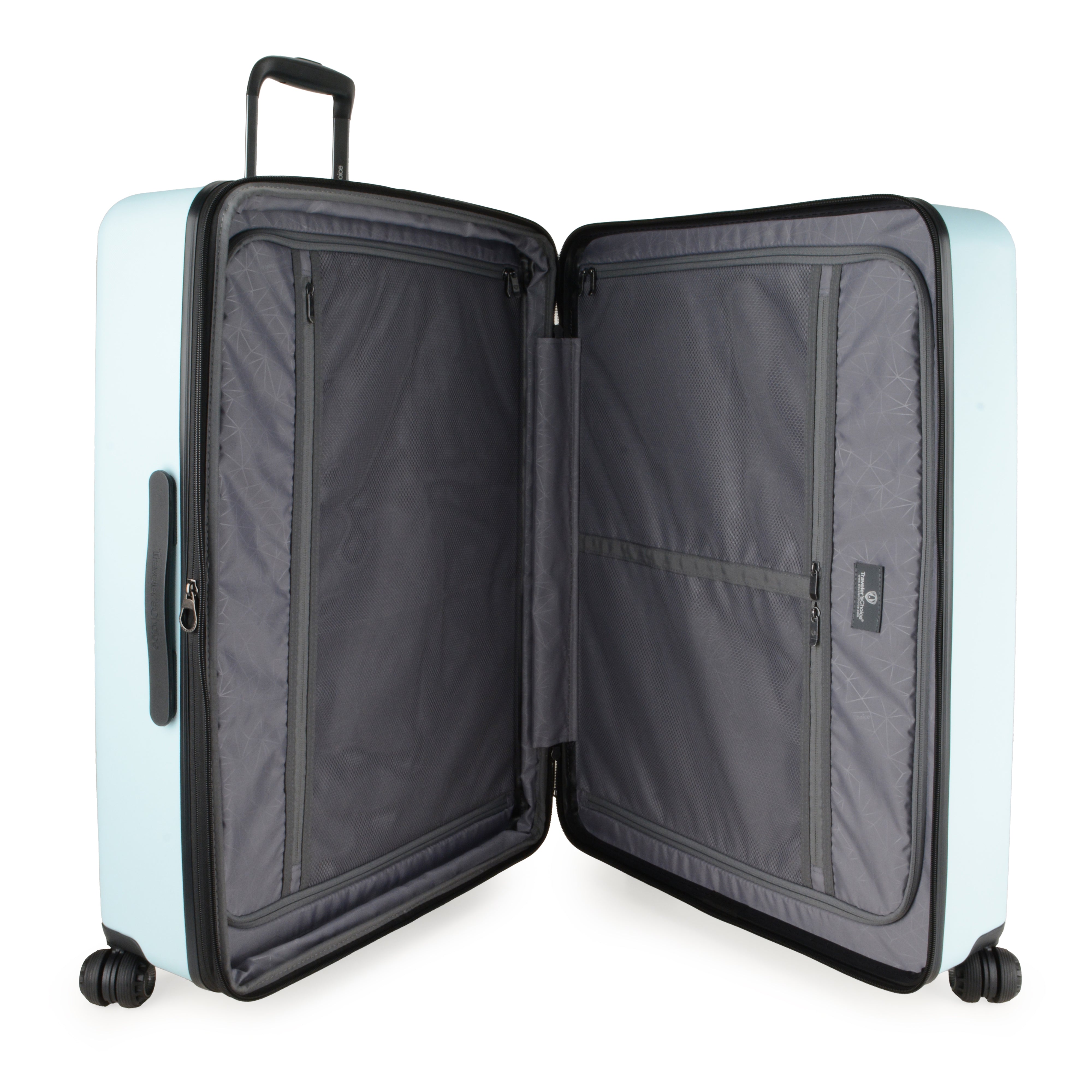 Traveler's Choice Cyclone Wheels Expandable Trolley Case with TSA Lock and Anti-theft Zipper
