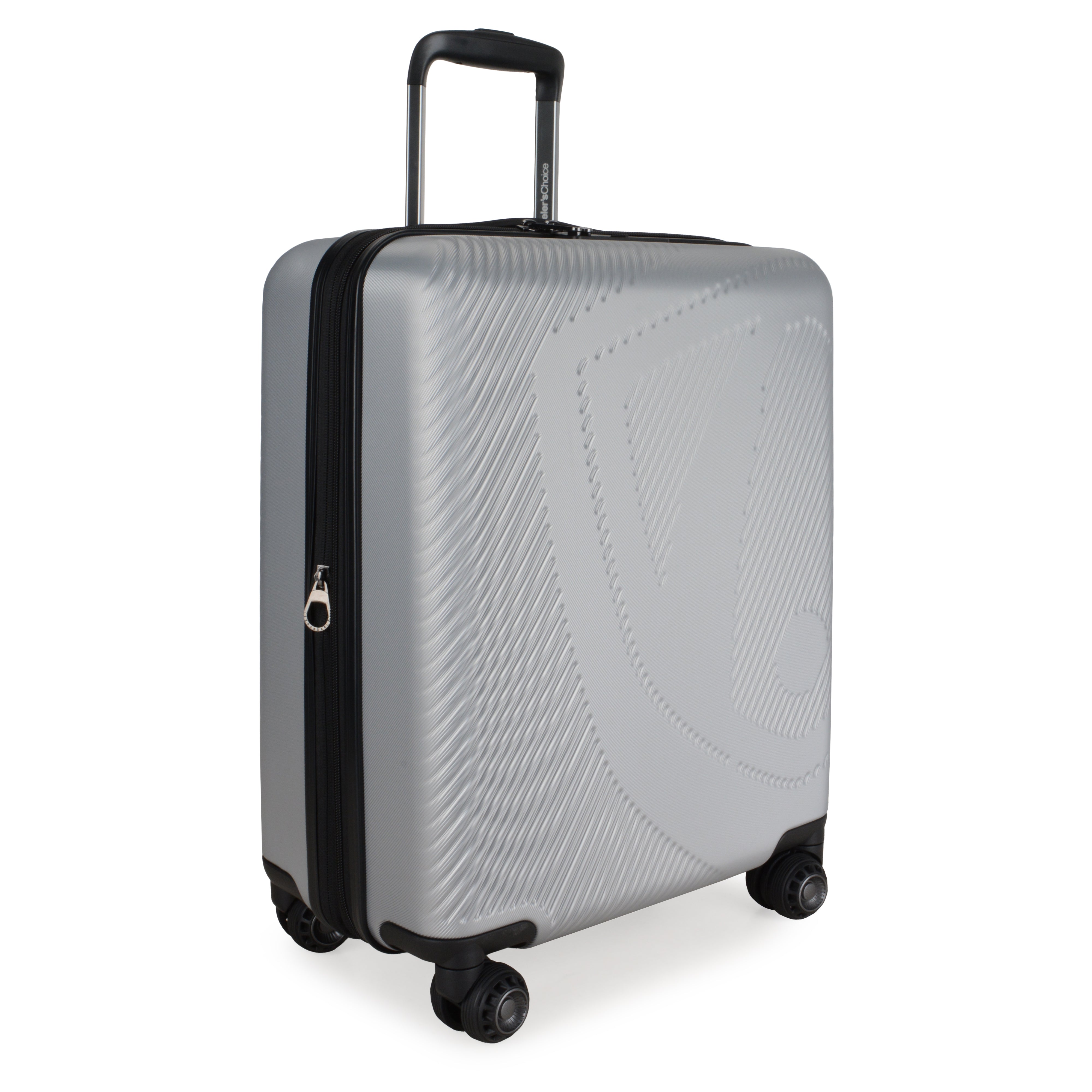 Traveler's Choice Cyclone Wheels Expandable Trolley Case with TSA Lock and Anti-theft Zipper