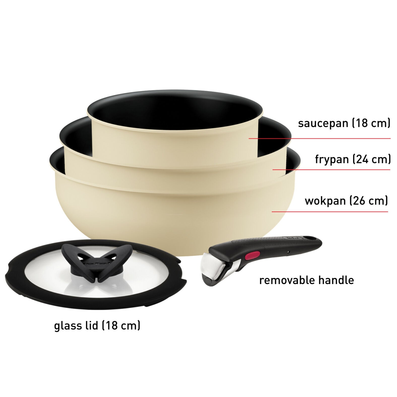 Tefal Ingenio So Delicious 5-PC IH Cookware Set