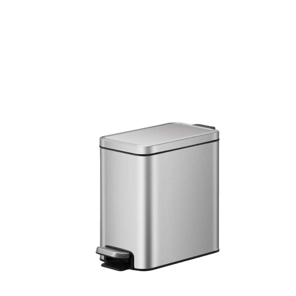 Eko Stainless Steel Rectangle Step Bin With Soft Closing Lid 10L (281HB-EK9375-10-MT)